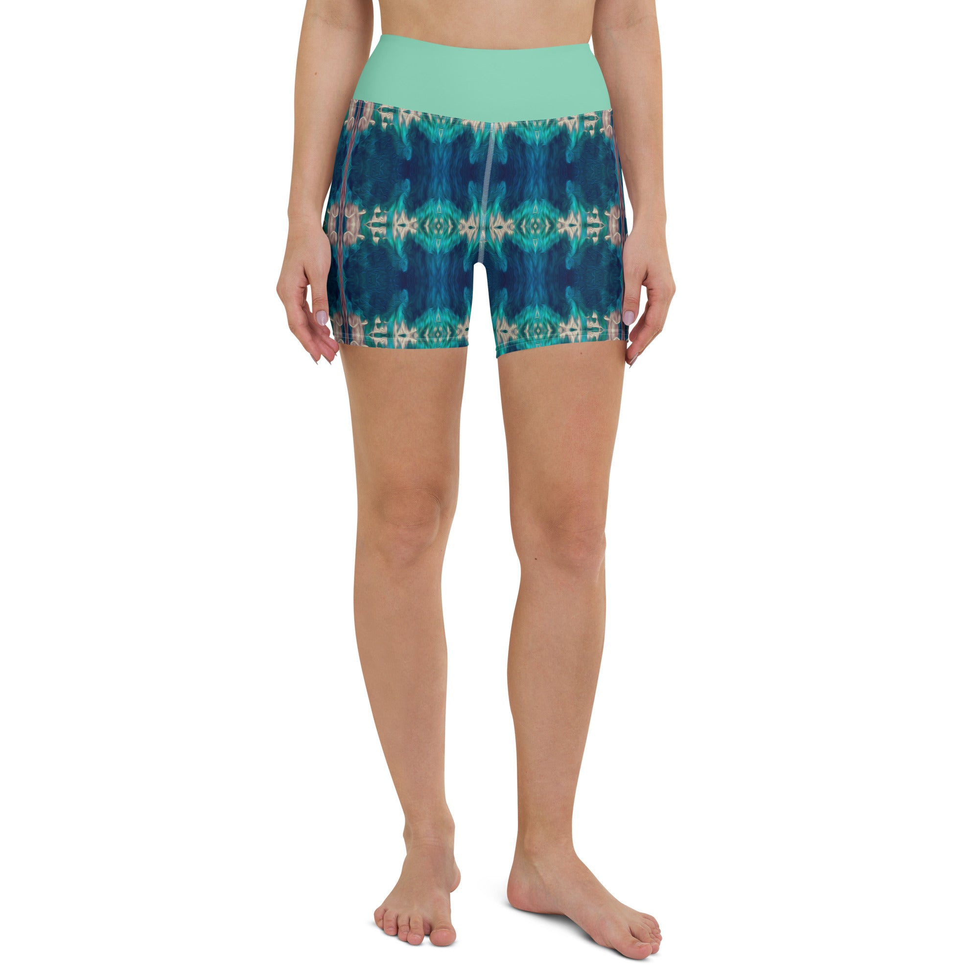 Bay Jetties Yoga Shorts Triboca Arts