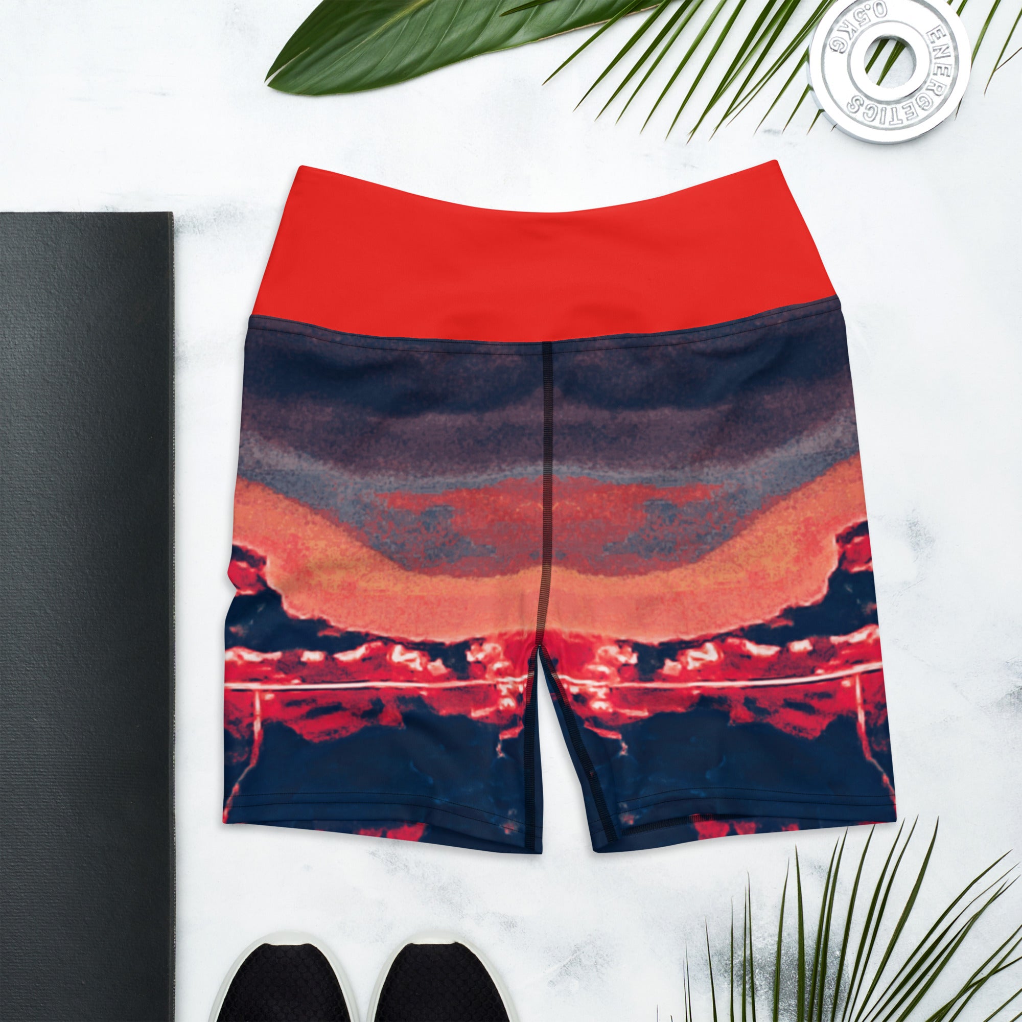 Gulf Shore Yoga Shorts Triboca Arts