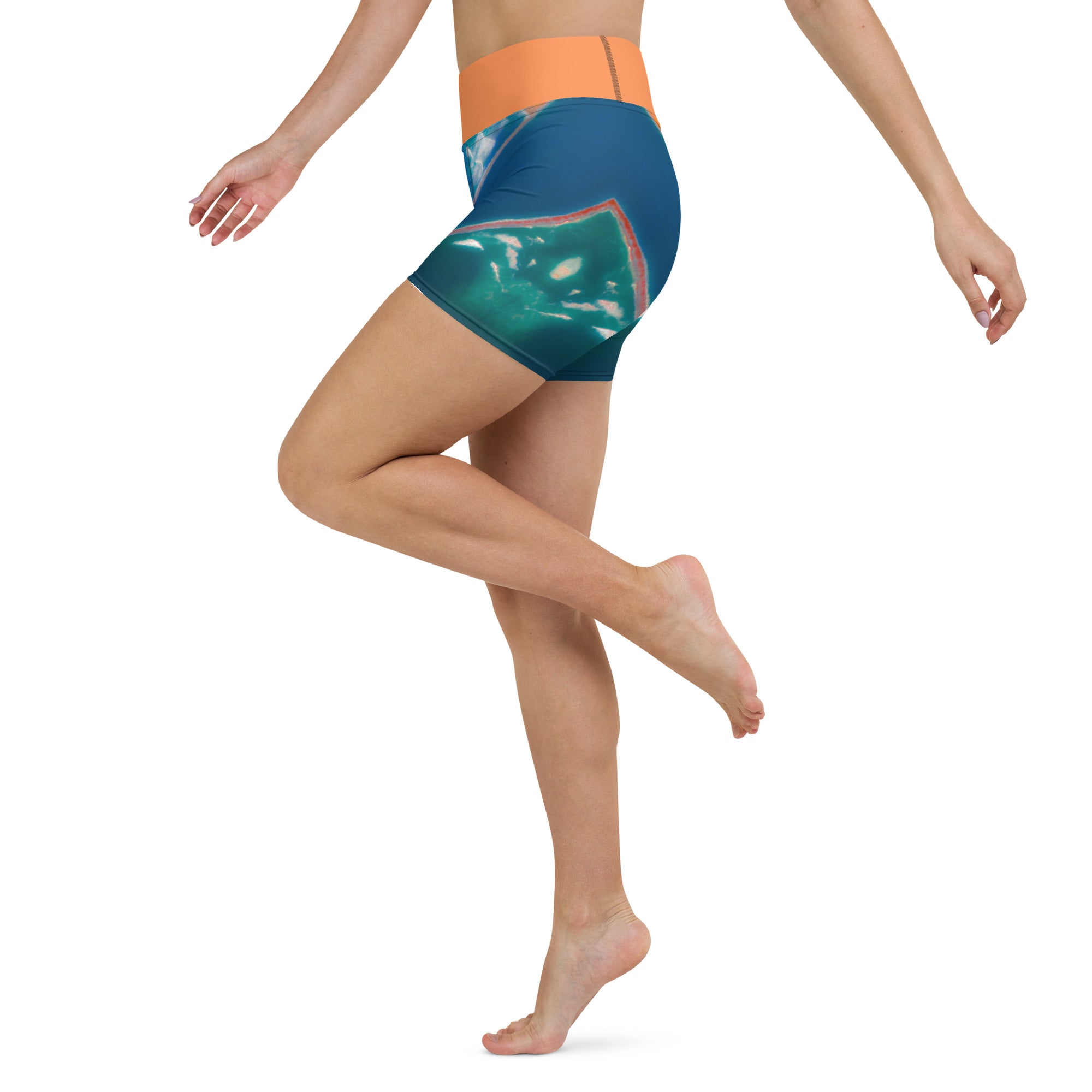 Bay Jetties Yoga Shorts Triboca Arts