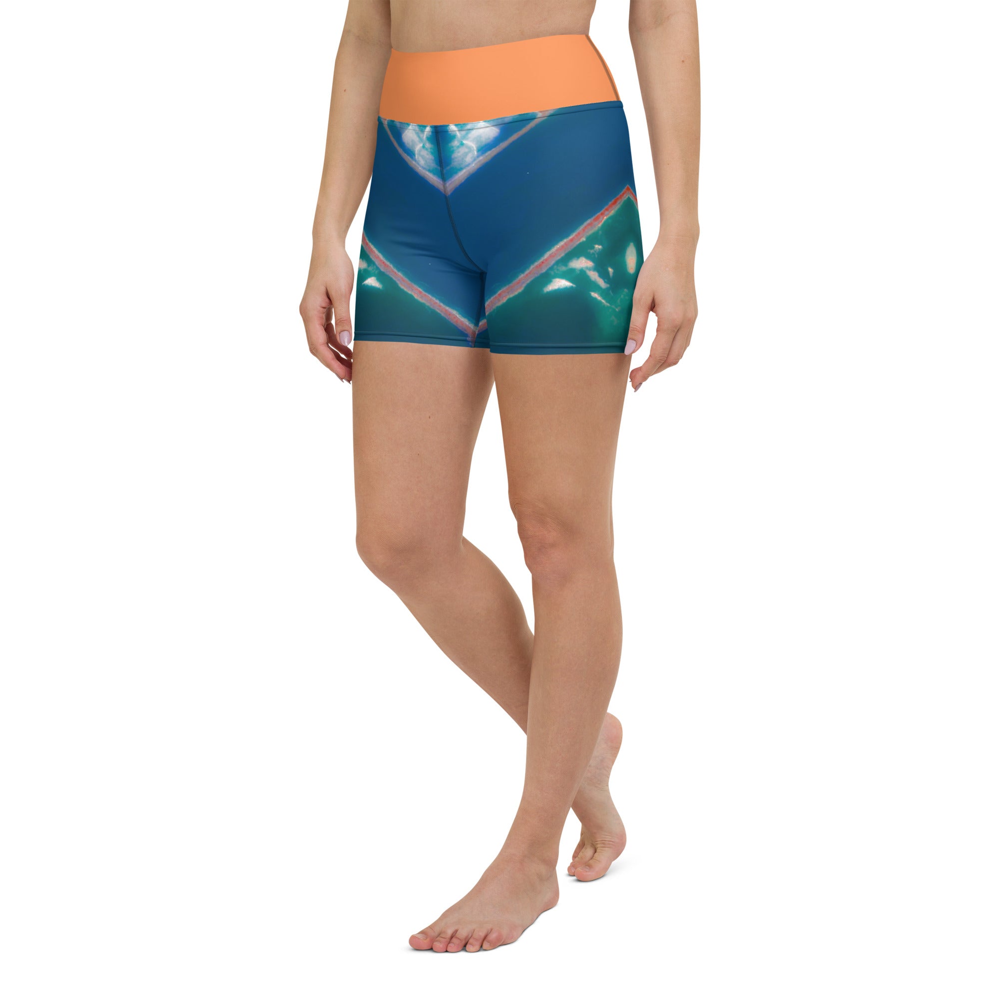 Bay Jetties Yoga Shorts Triboca Arts