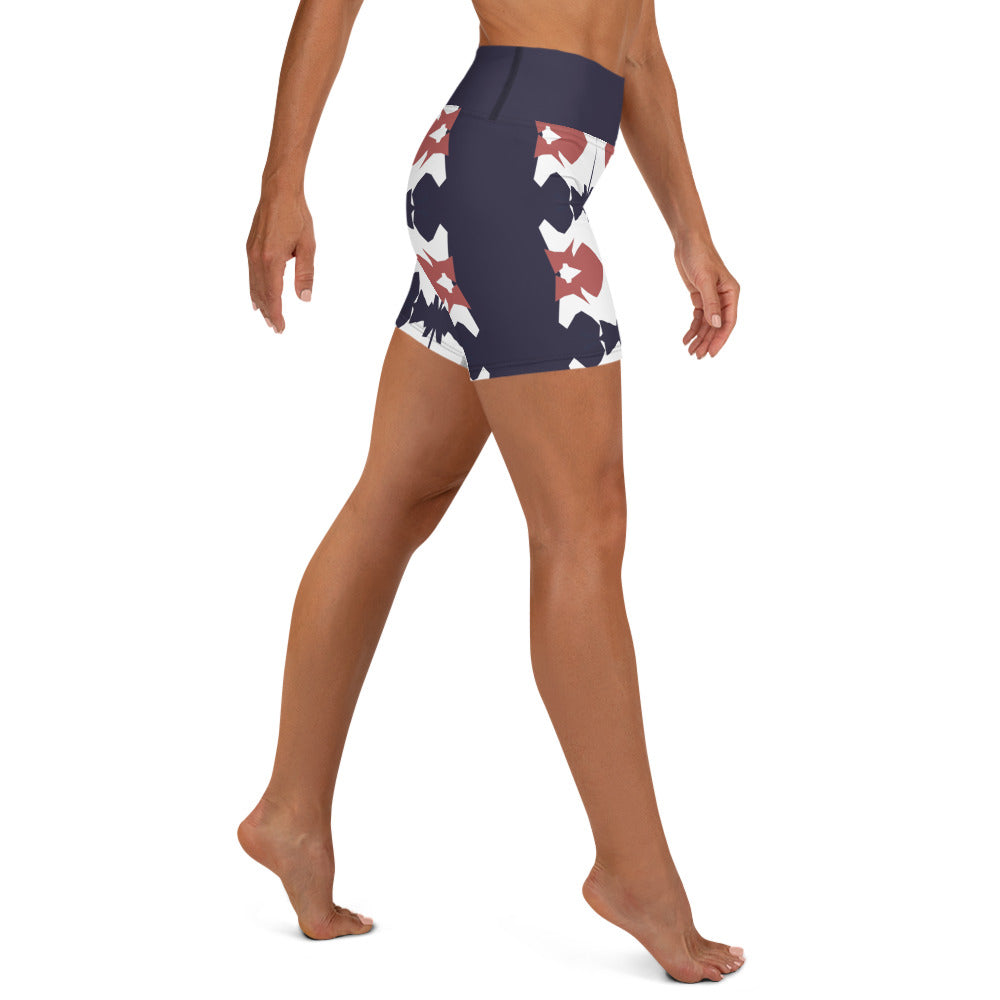 Gulf Shore Yoga Shorts Triboca Arts