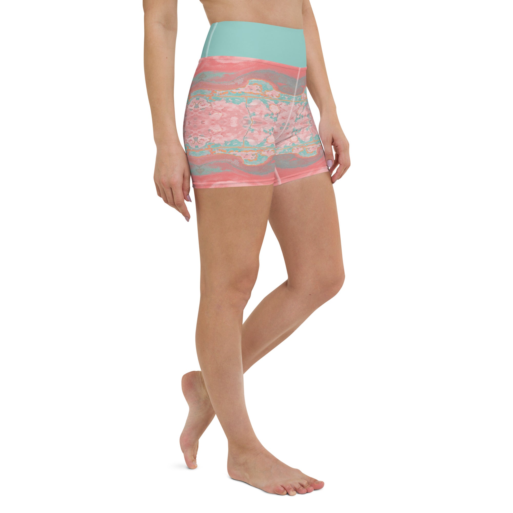 Gulf Shore Yoga Shorts Triboca Arts