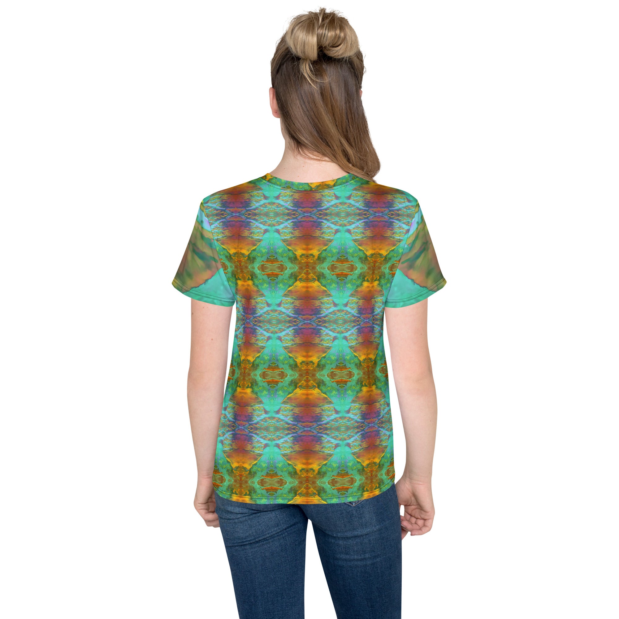 Gold Canyon Young Women's Crew Neck T-Shirt Triboca Arts   