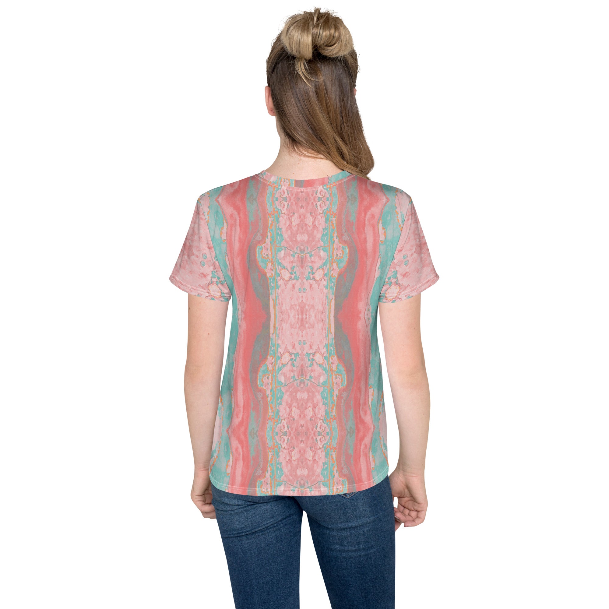 Gulf Shore Young Women's Crew Neck T-Shirt Triboca Arts   