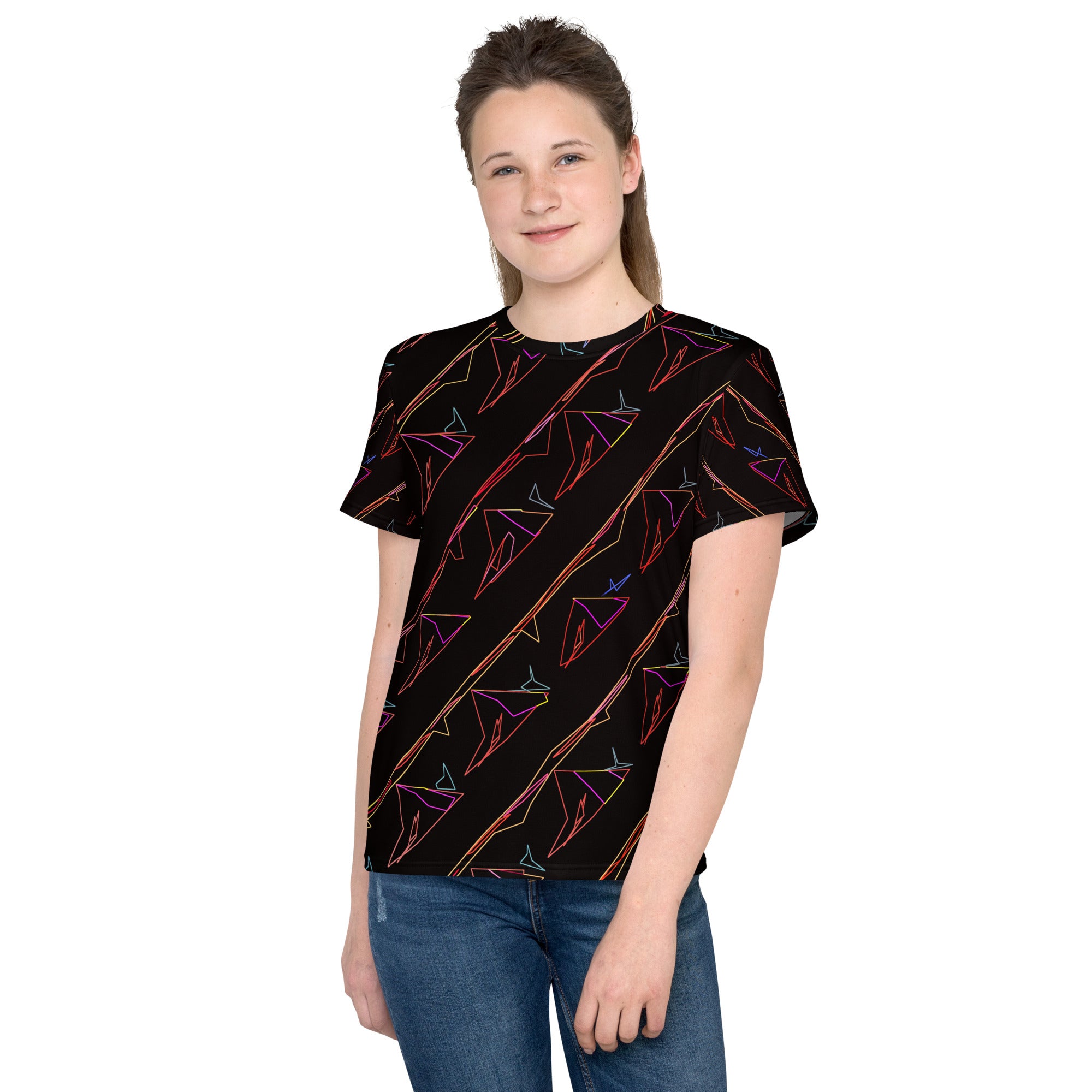 Bay Jetties Youth Crew Neck T-Shirt Triboca Arts