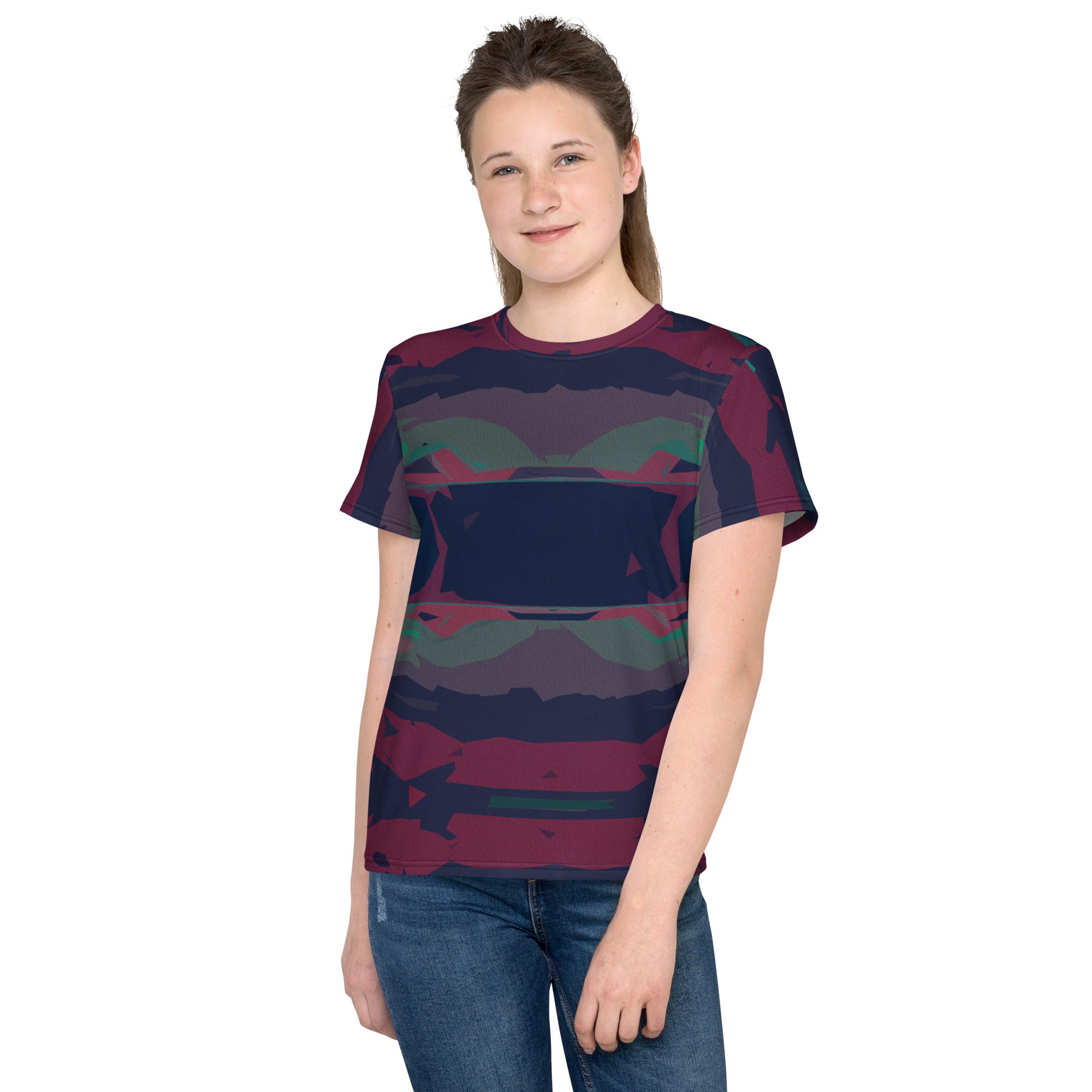 Gulf Shore Young Women's Crew Neck T-Shirt Triboca Arts 8