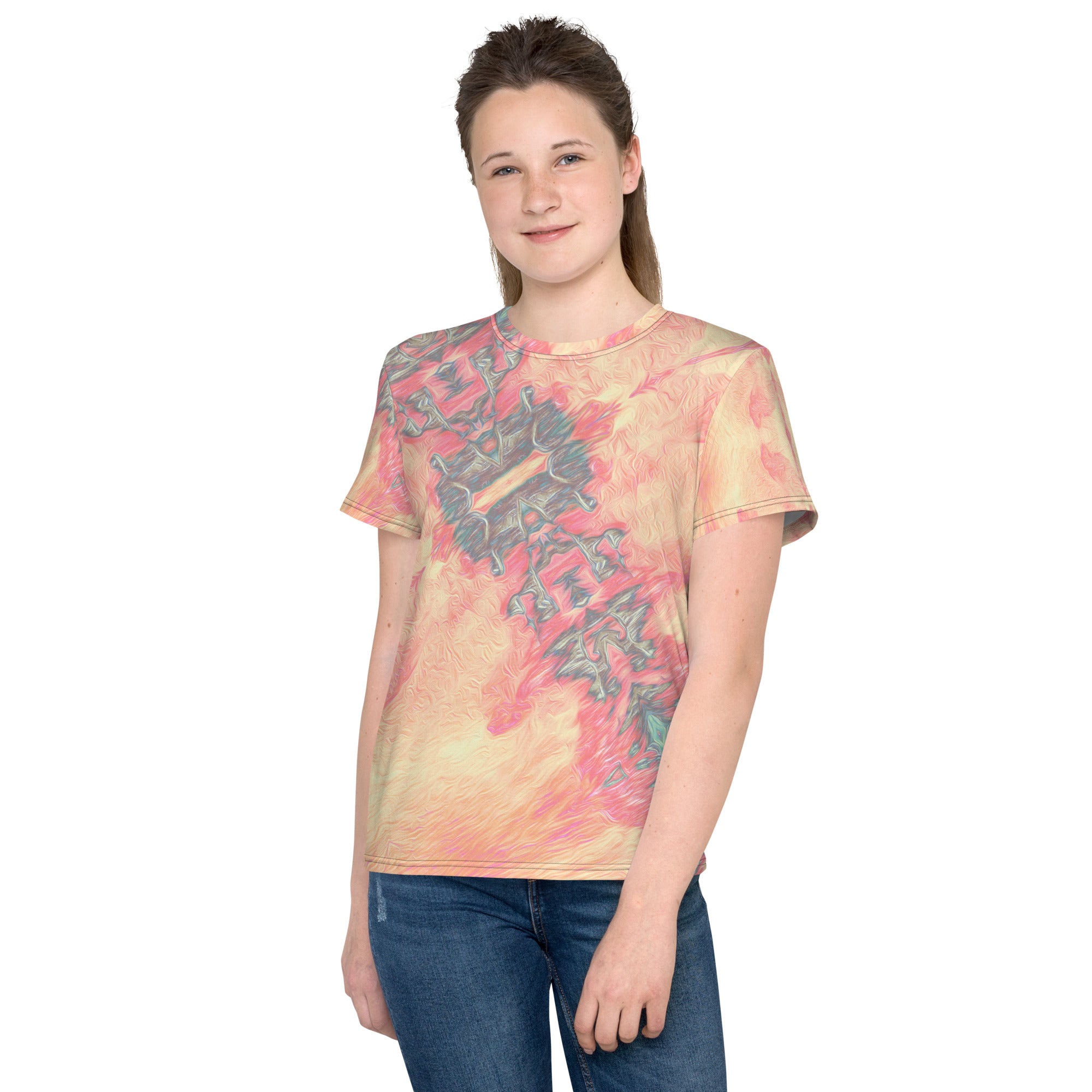 Bay Jetties Young Women's Crew Neck T-Shirt Triboca Arts 8  