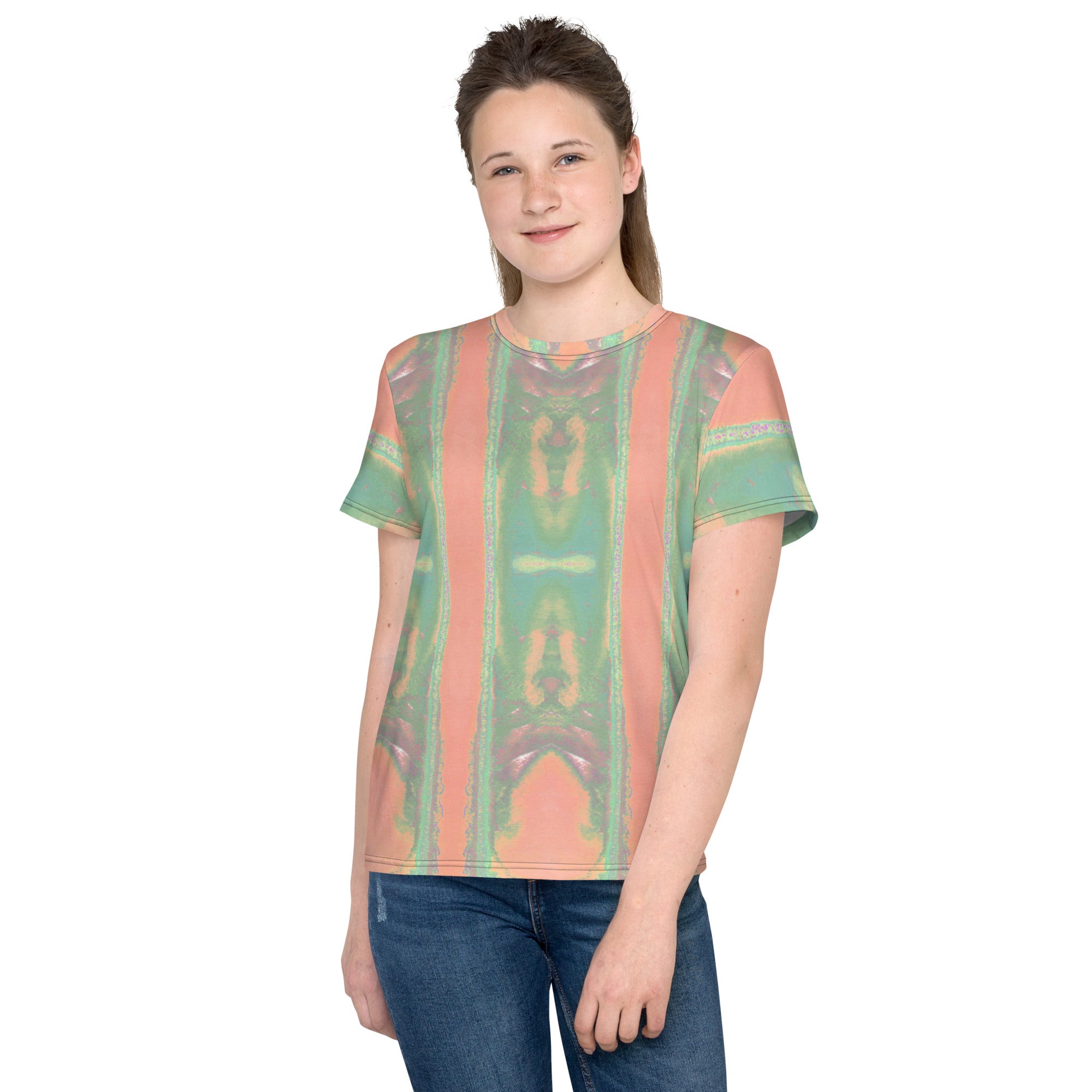 Bay Jetties Young Women's Crew Neck T-Shirt Triboca Arts 8  