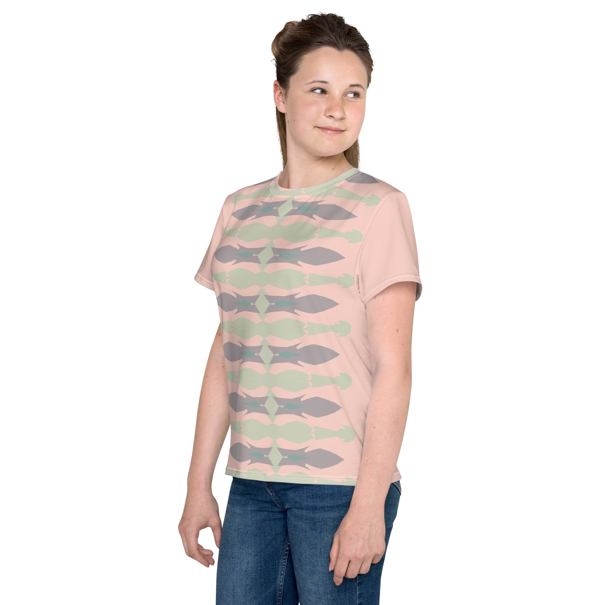 Gulf Shore Young Women's Crew Neck T-Shirt Triboca Arts