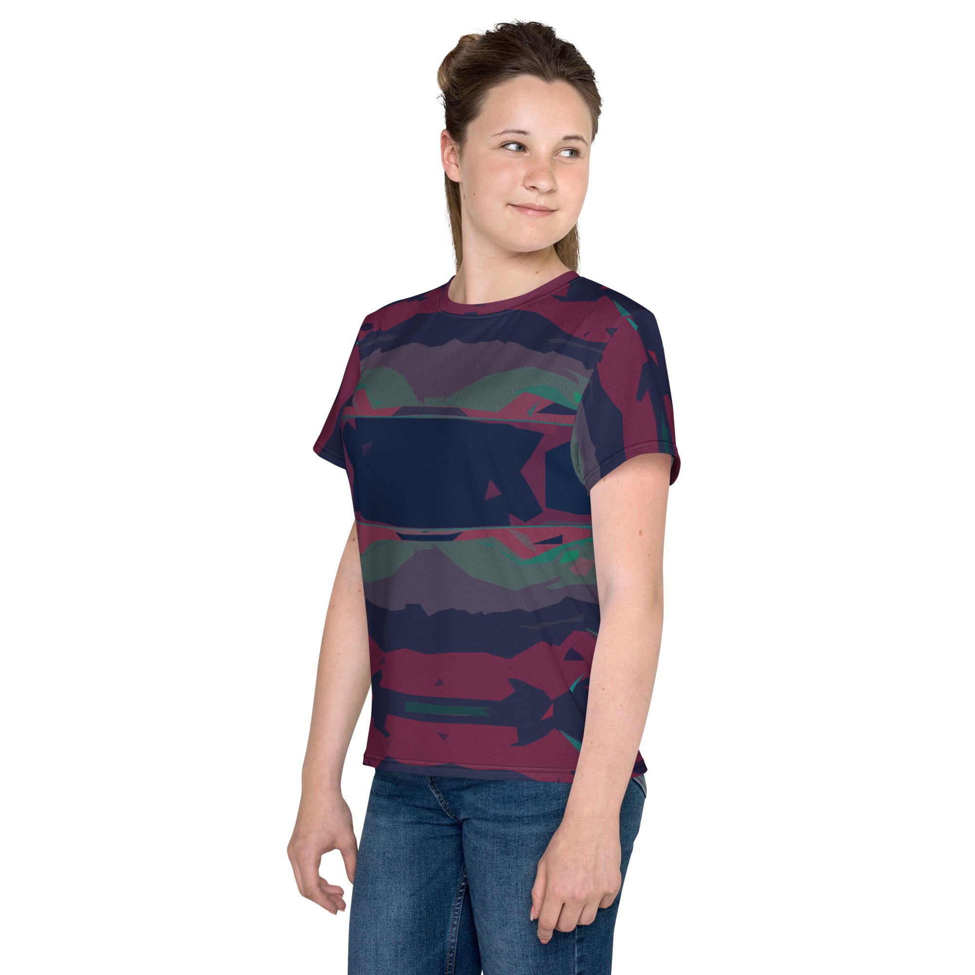 Gulf Shore Young Women's Crew Neck T-Shirt Triboca Arts