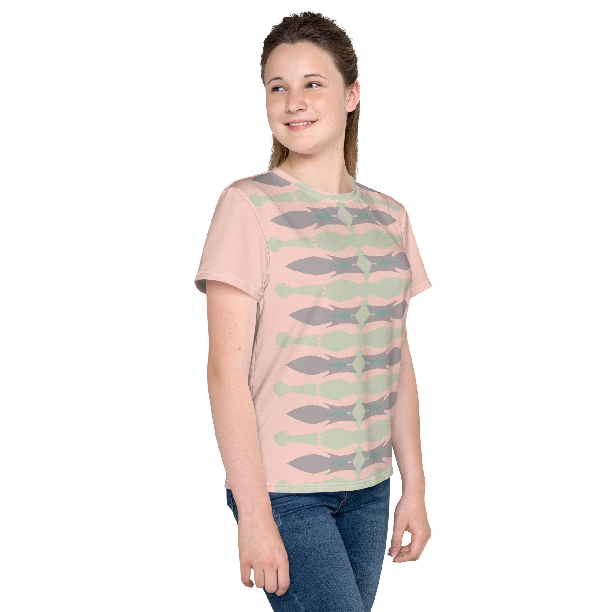 Gulf Shore Young Women's Crew Neck T-Shirt Triboca Arts   