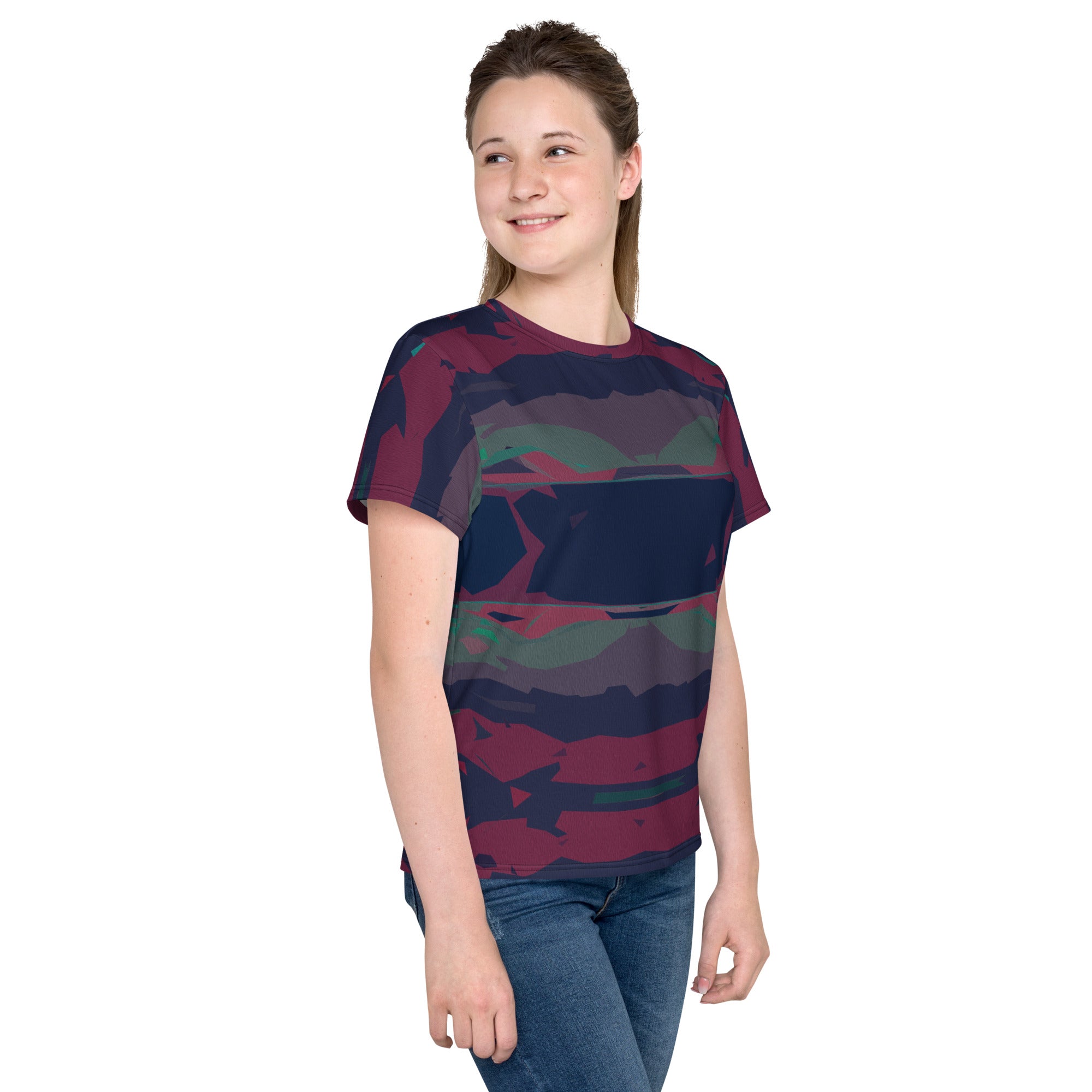 Gulf Shore Young Women's Crew Neck T-Shirt Triboca Arts