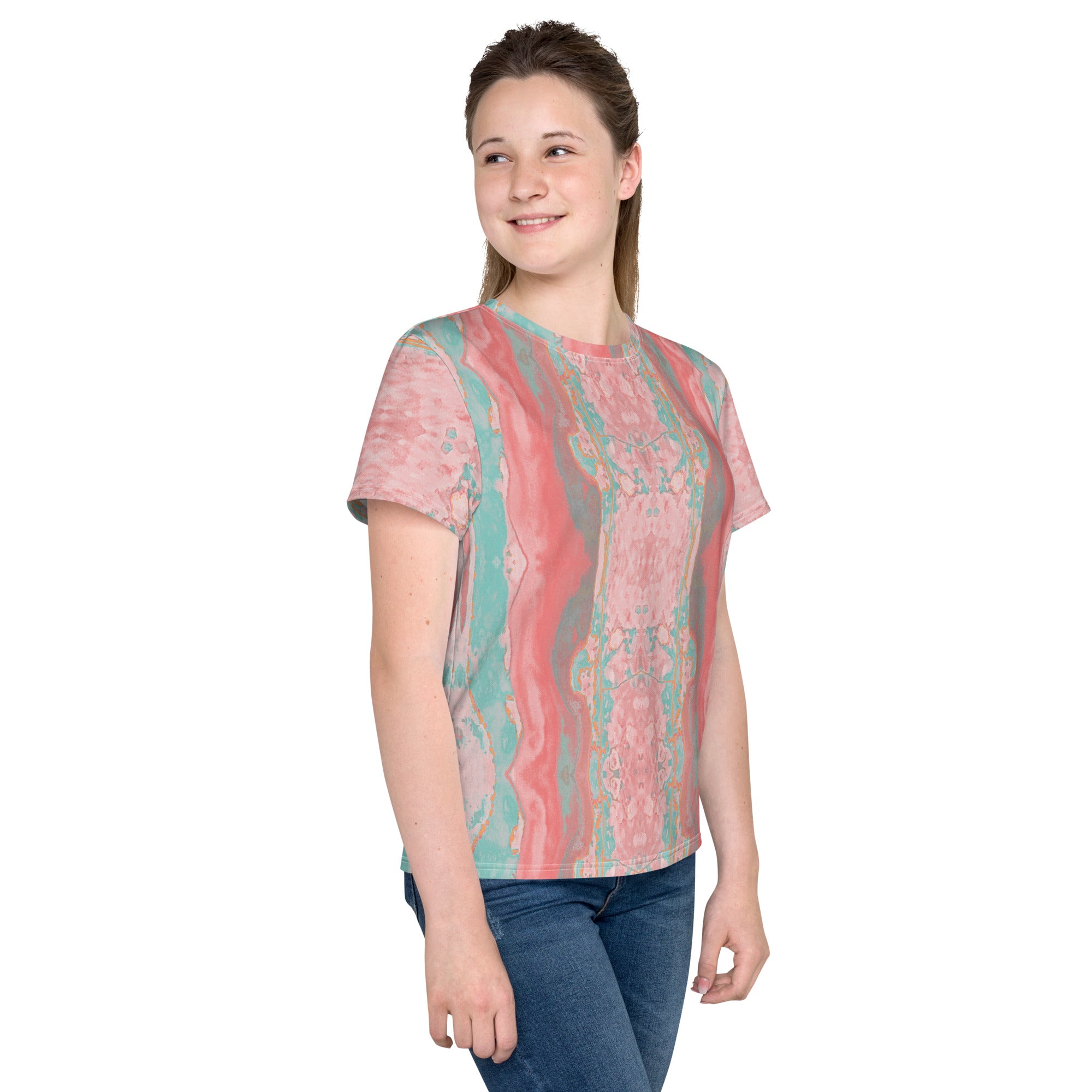 Gulf Shore Young Women's Crew Neck T-Shirt Triboca Arts