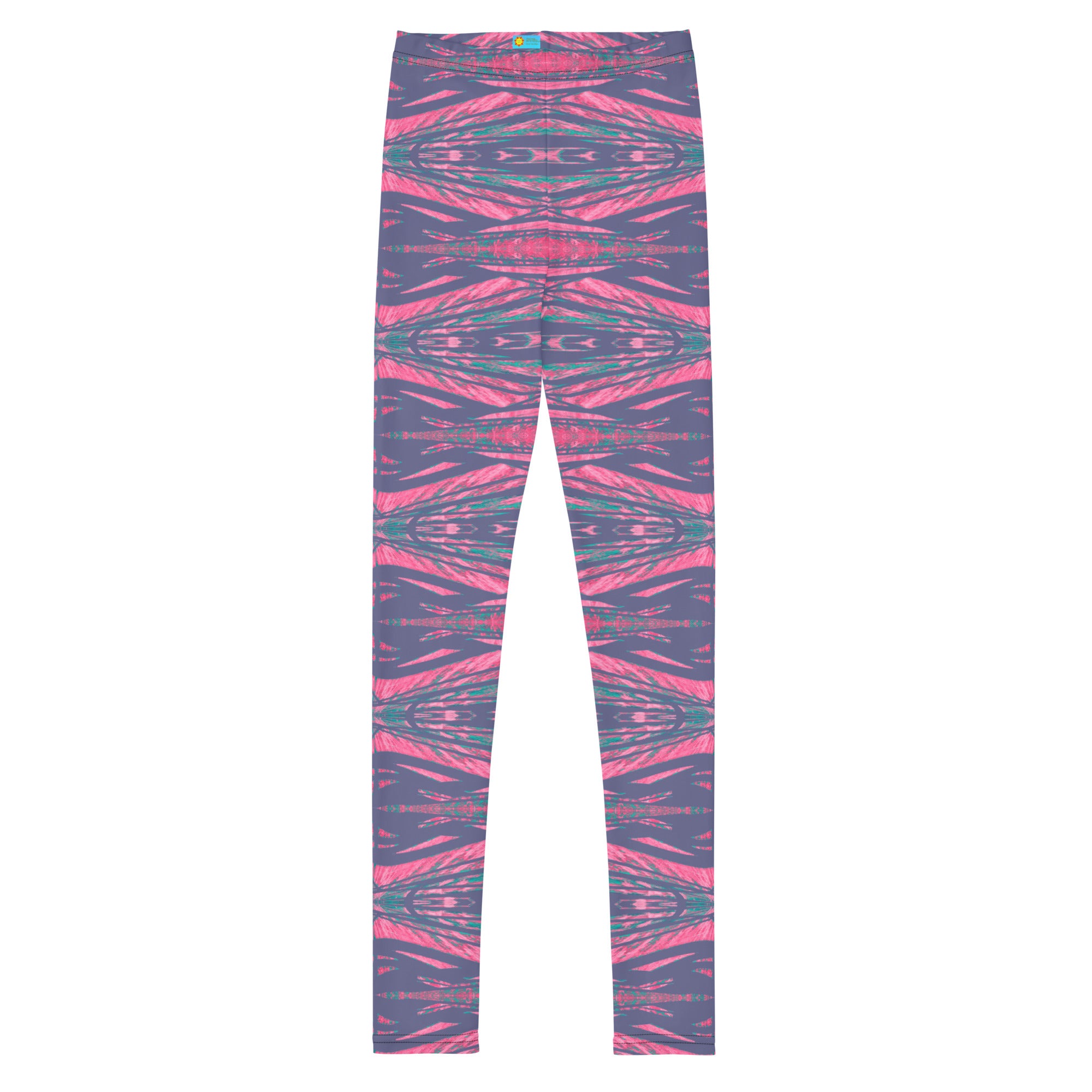 Shadows Gray On Pink Young Women's Leggings Triboca Arts