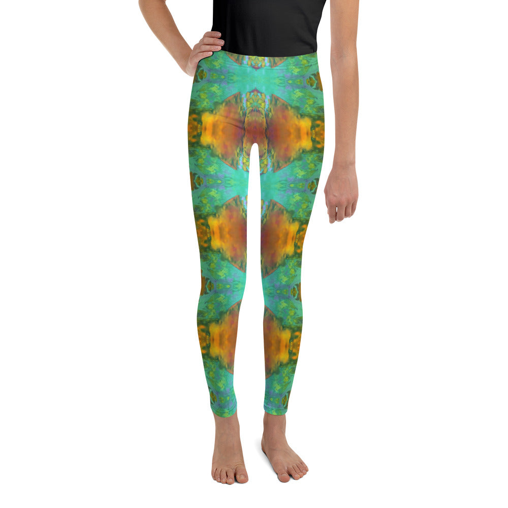 Gold Canyon Young Women's Leggings Triboca Arts 8  