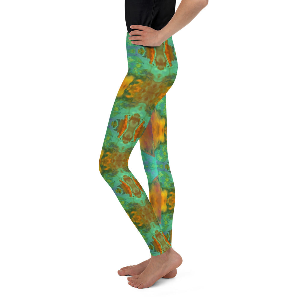 Gold Canyon Young Women's Leggings Triboca Arts   