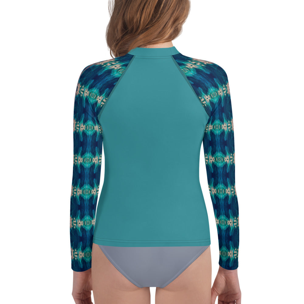 Bay Jetties Young Women's Long-Sleeve Rash Guard Triboca Arts