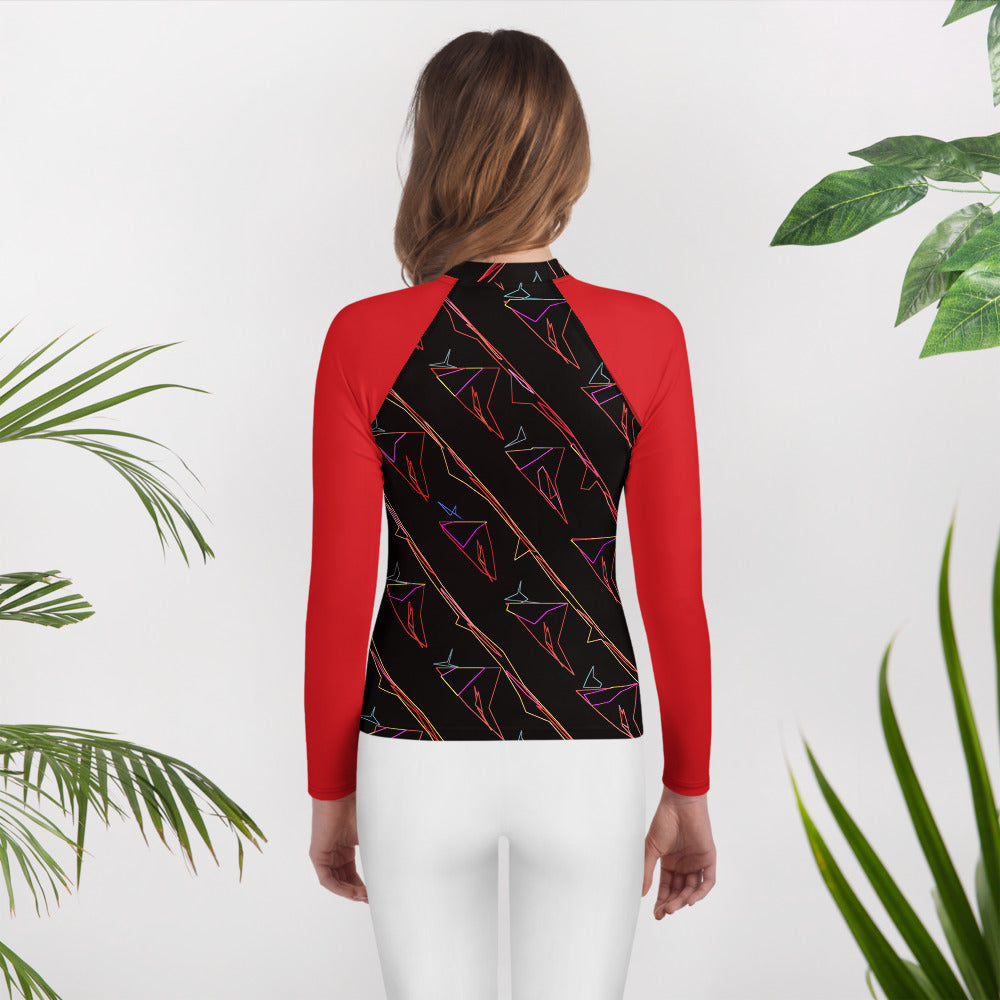 Bay Jetties Young Women's Long-Sleeve Rash Guard Triboca Arts