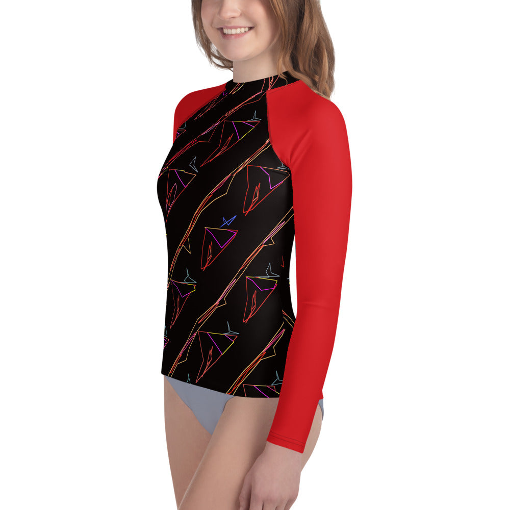 Bay Jetties Young Women's Long-Sleeve Rash Guard Triboca Arts   