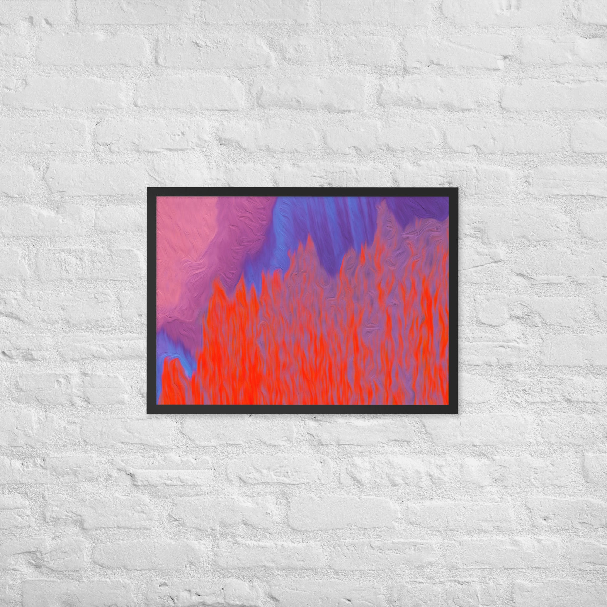 Fire & Rain Framed Matte Paper Poster Triboca Arts