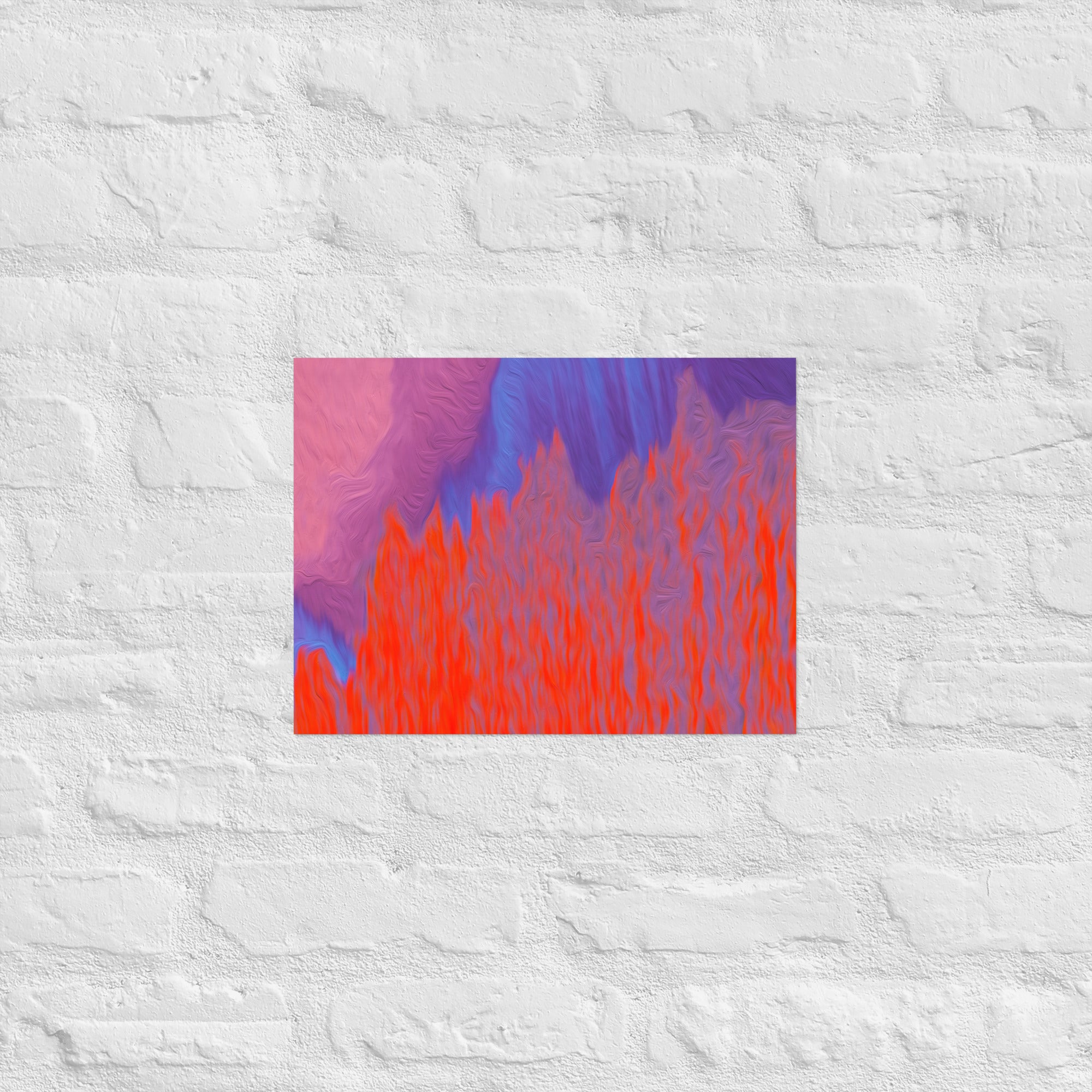 Fire & Rain Museum-Quality Poster Triboca Arts 30×40 cm