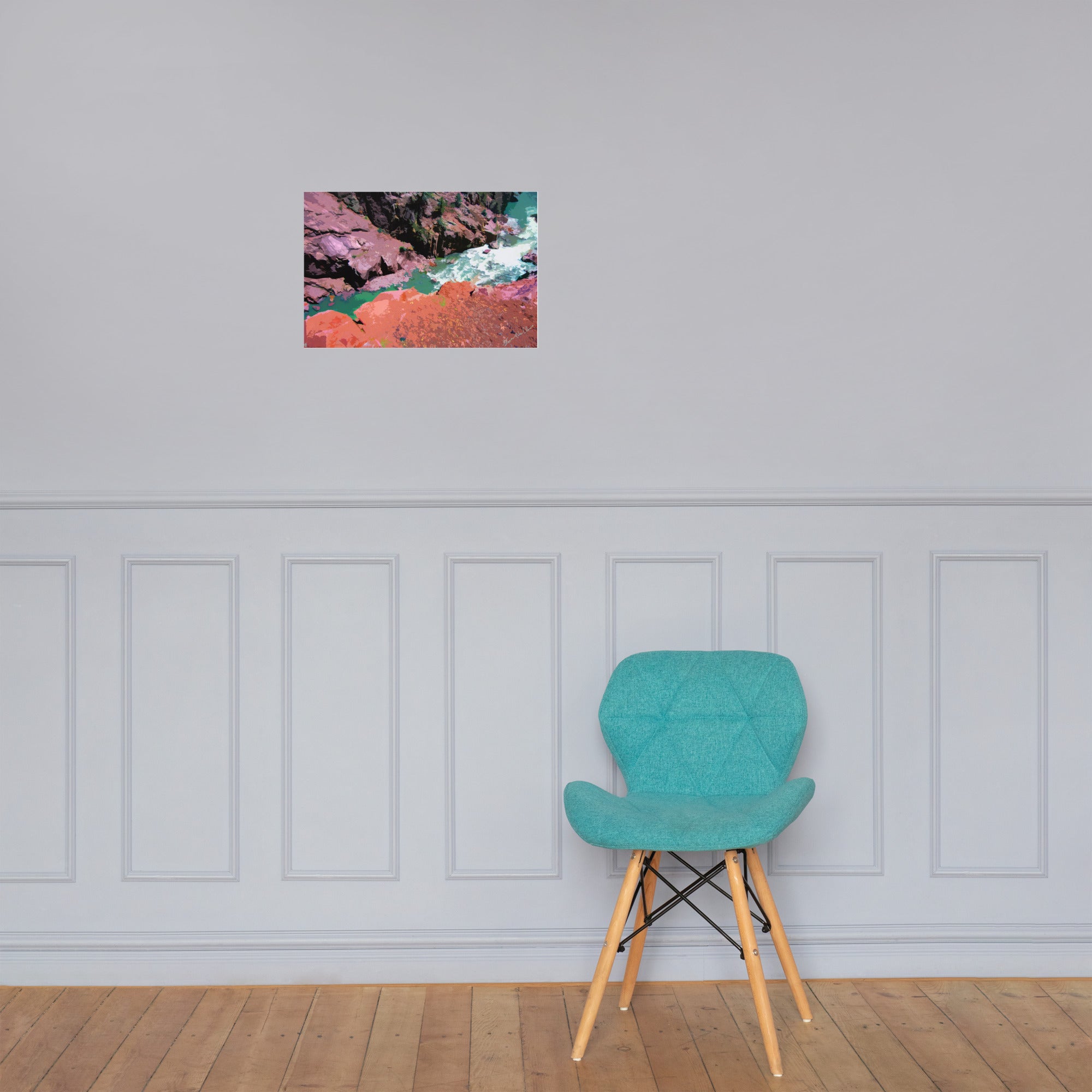 The Animas River from the Narrow Gauge Railroad Poster Triboca Arts