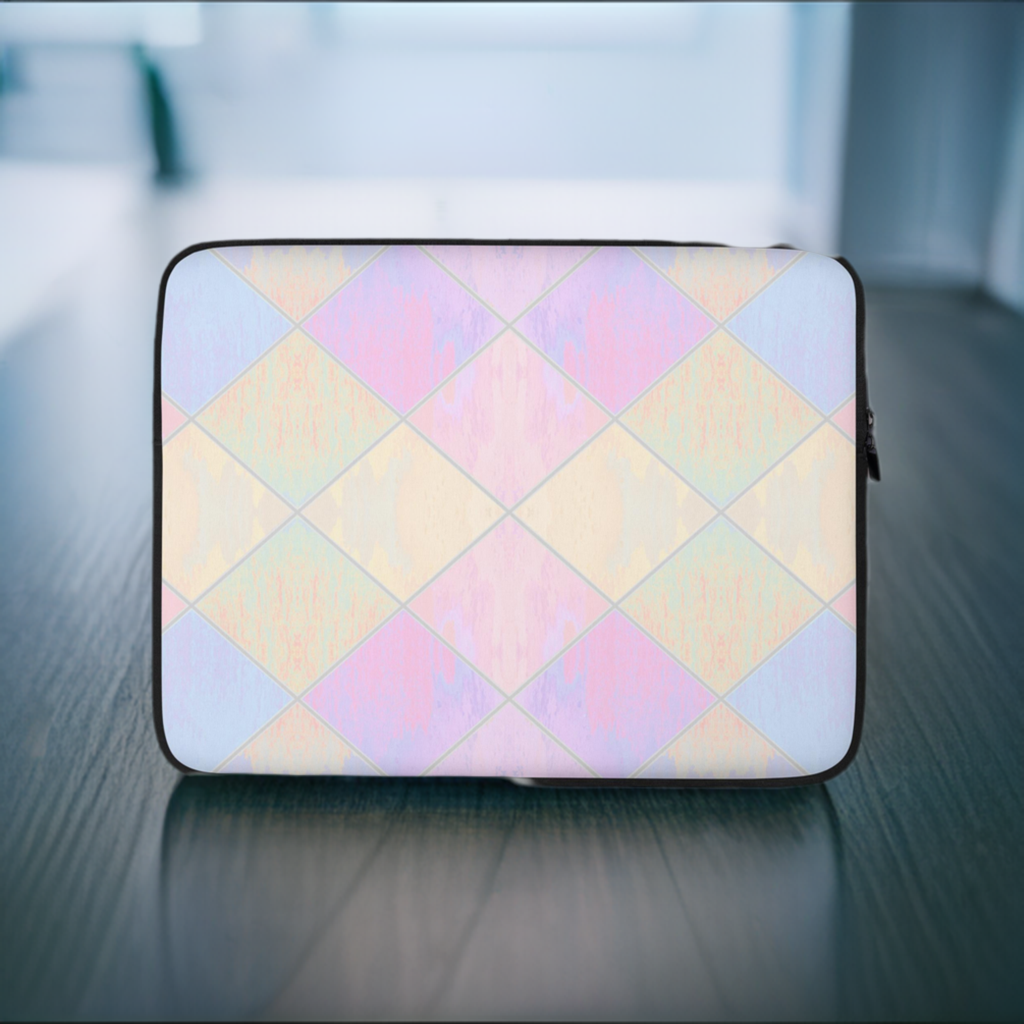 Break Diamonds Soft 15 Inch Laptop Sleeve Triboca Arts
