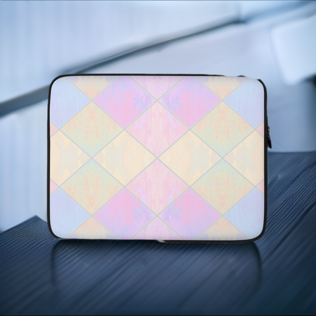 Break Diamonds Soft 15 Inch Laptop Sleeve Triboca Arts