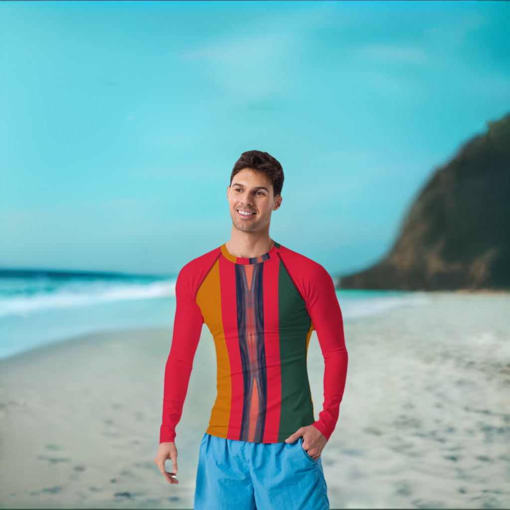 Gulf Shore Men's Long-Sleeve Rash Guard Triboca Arts
