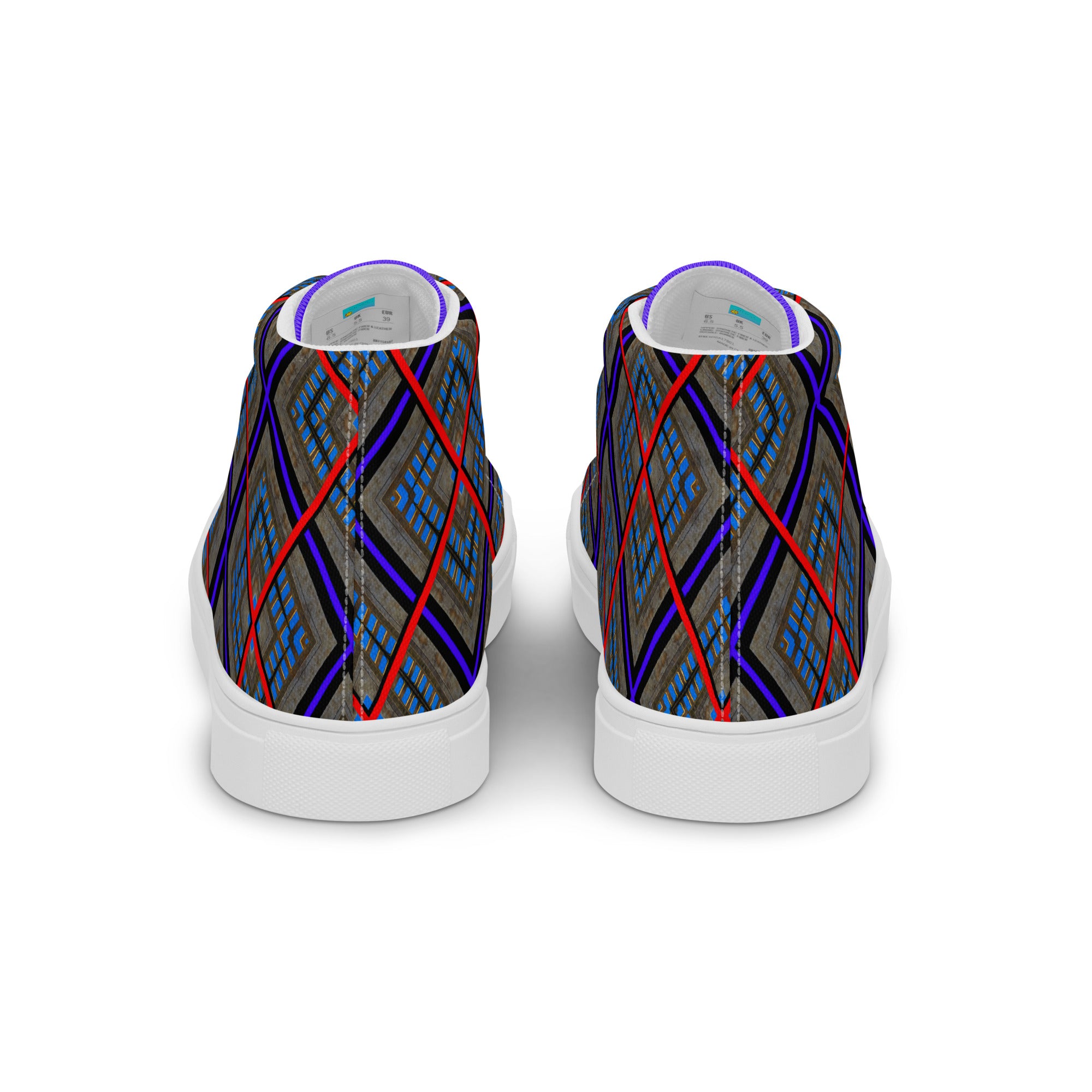 Skylights Men’s High Top Canvas Shoes Triboca Arts