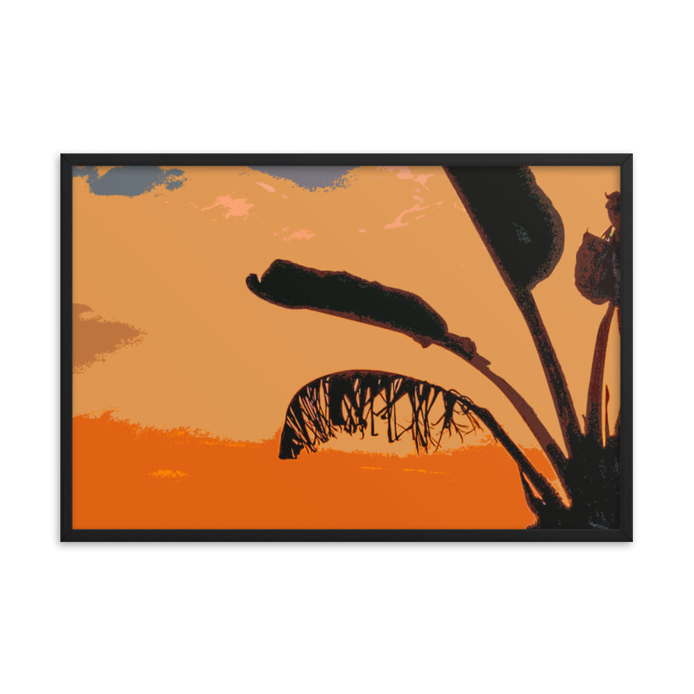 Left Coast Gold Framed Photo Paper Poster Triboca Arts 24″×36″
