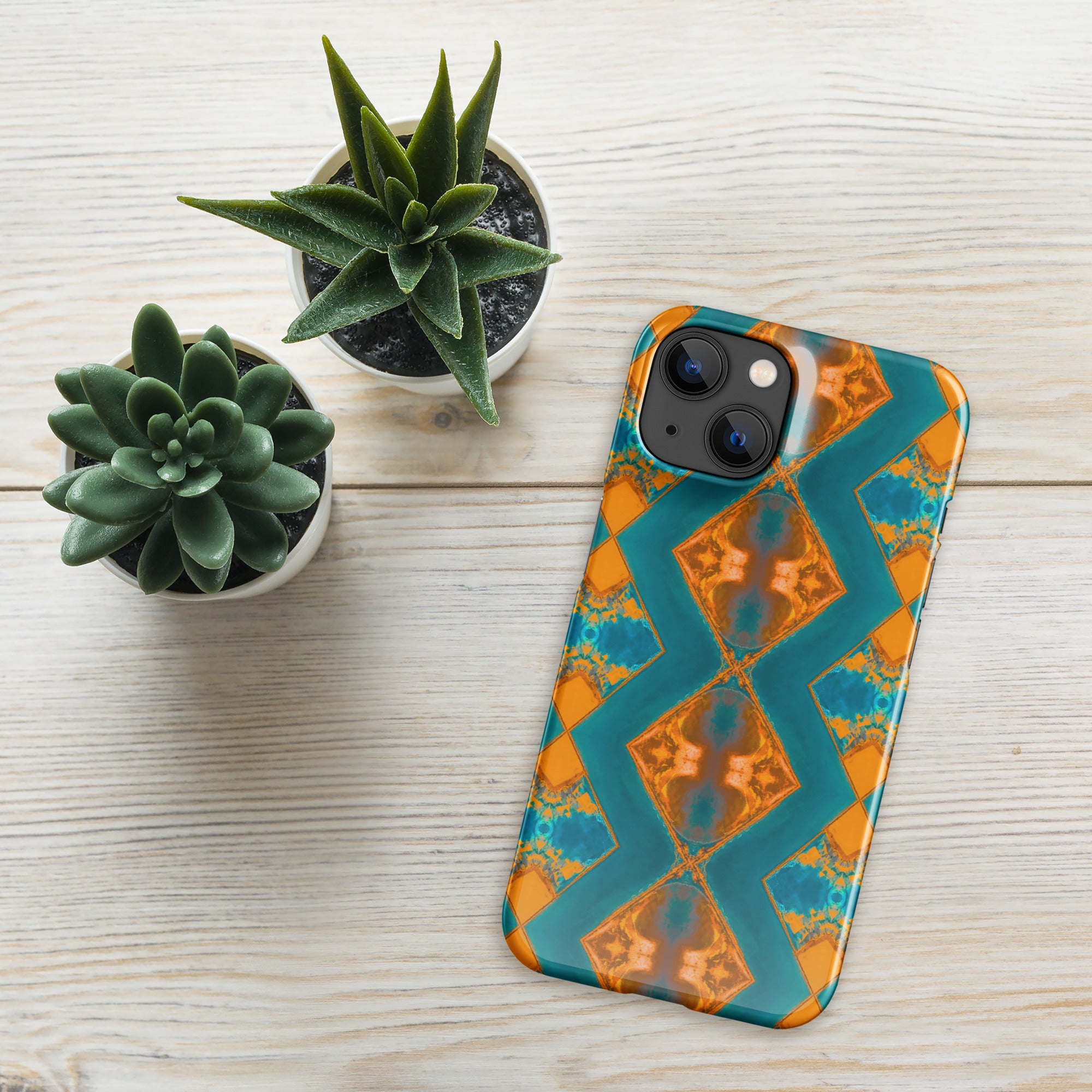 Bay Jetties Snap Case for iPhone® Triboca Arts iPhone 14