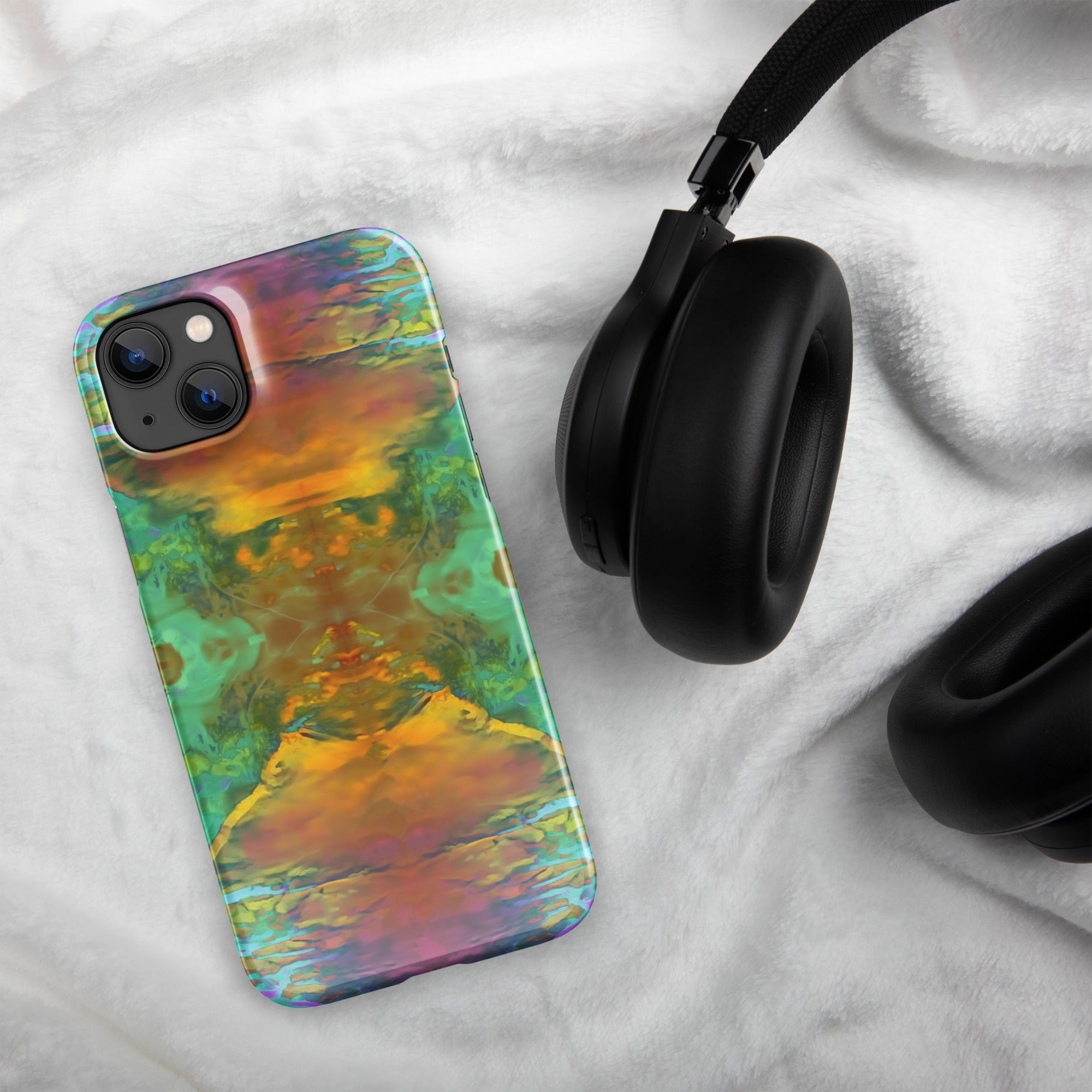 Gold Canyon Snap Case for iPhone® Triboca Arts iPhone 14 Plus