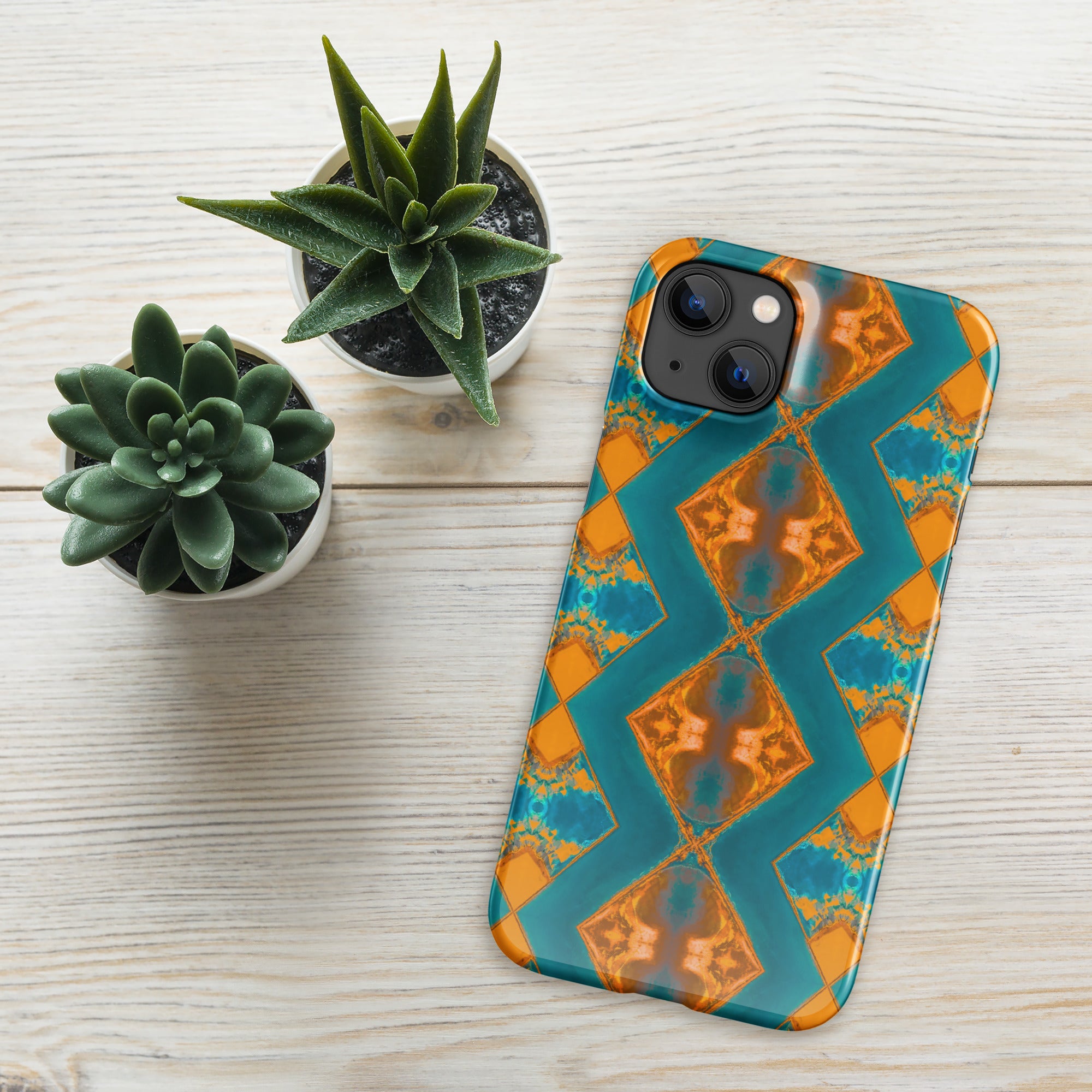 Bay Jetties Snap Case for iPhone® Triboca Arts iPhone 14 Plus