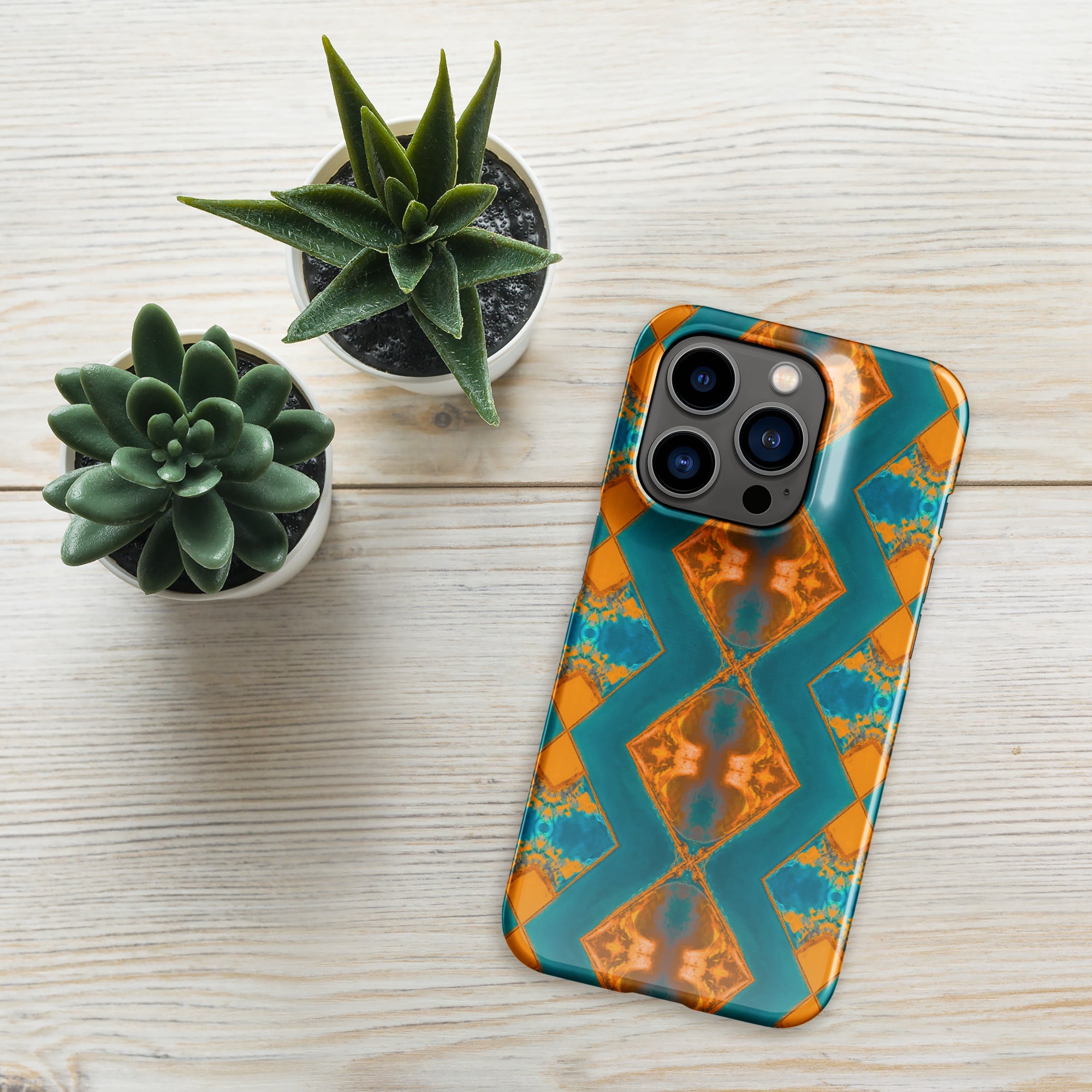 Bay Jetties Snap Case for iPhone® Triboca Arts iPhone 14 Pro