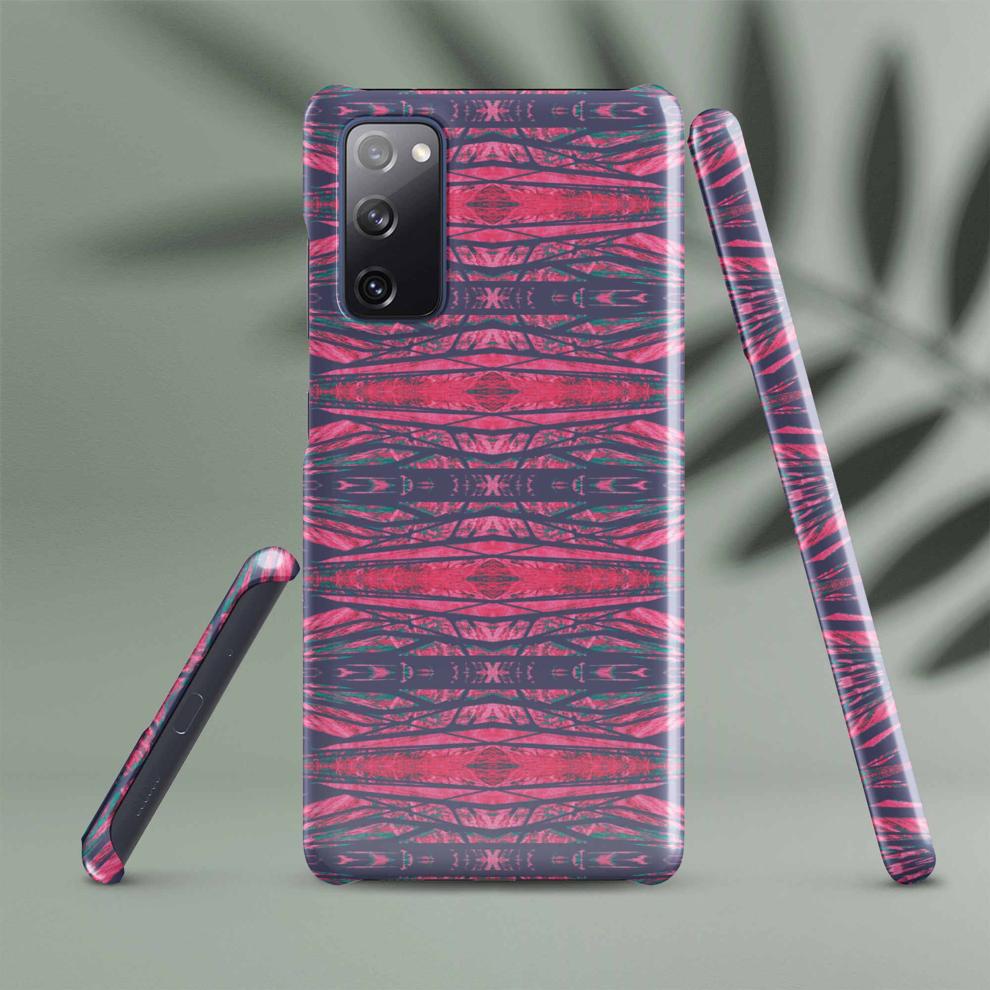 Shadows Gray On Pink Snap Case for Samsung® Triboca Arts Samsung Galaxy S20 FE  