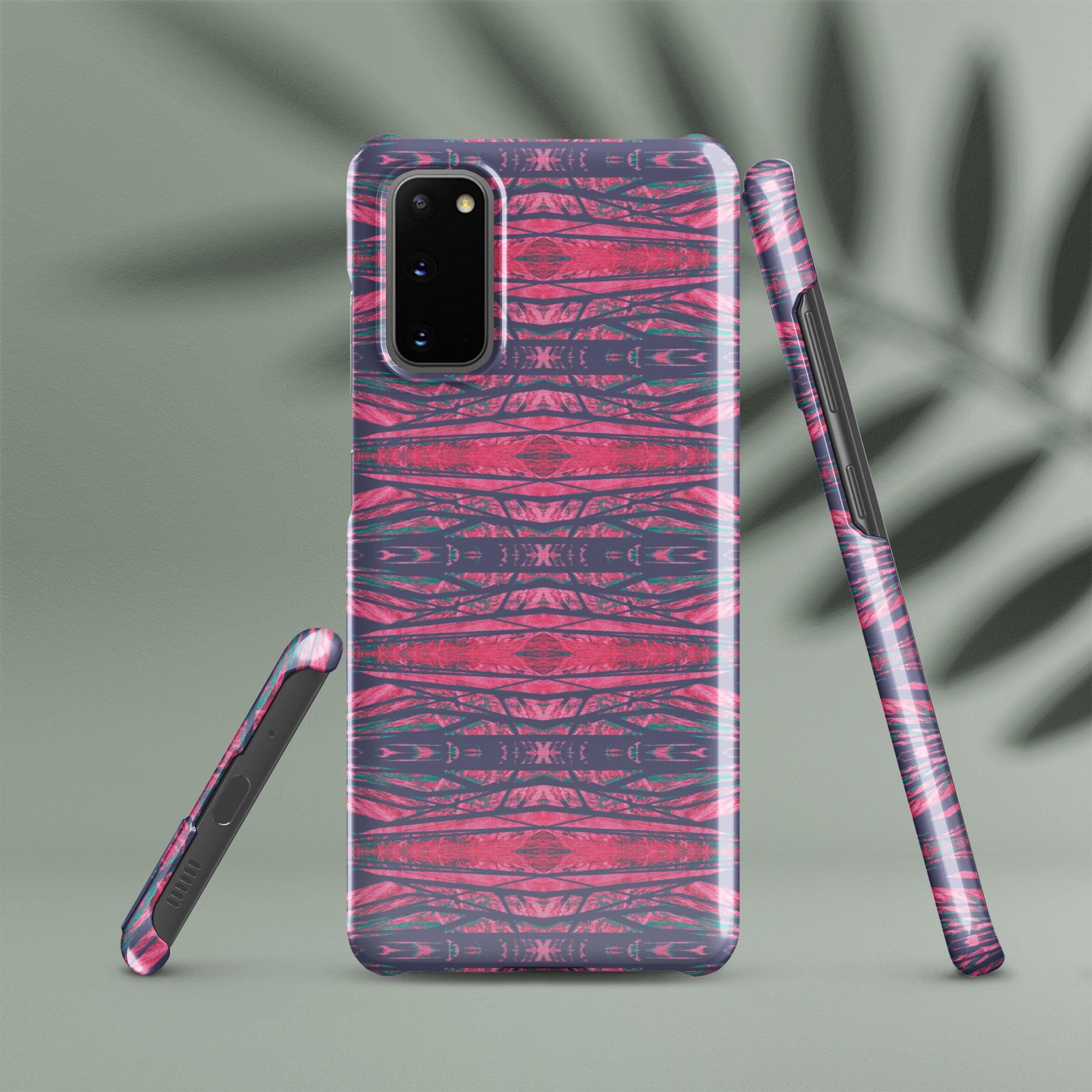 Shadows Gray On Pink Snap Case for Samsung® Triboca Arts Samsung Galaxy S20