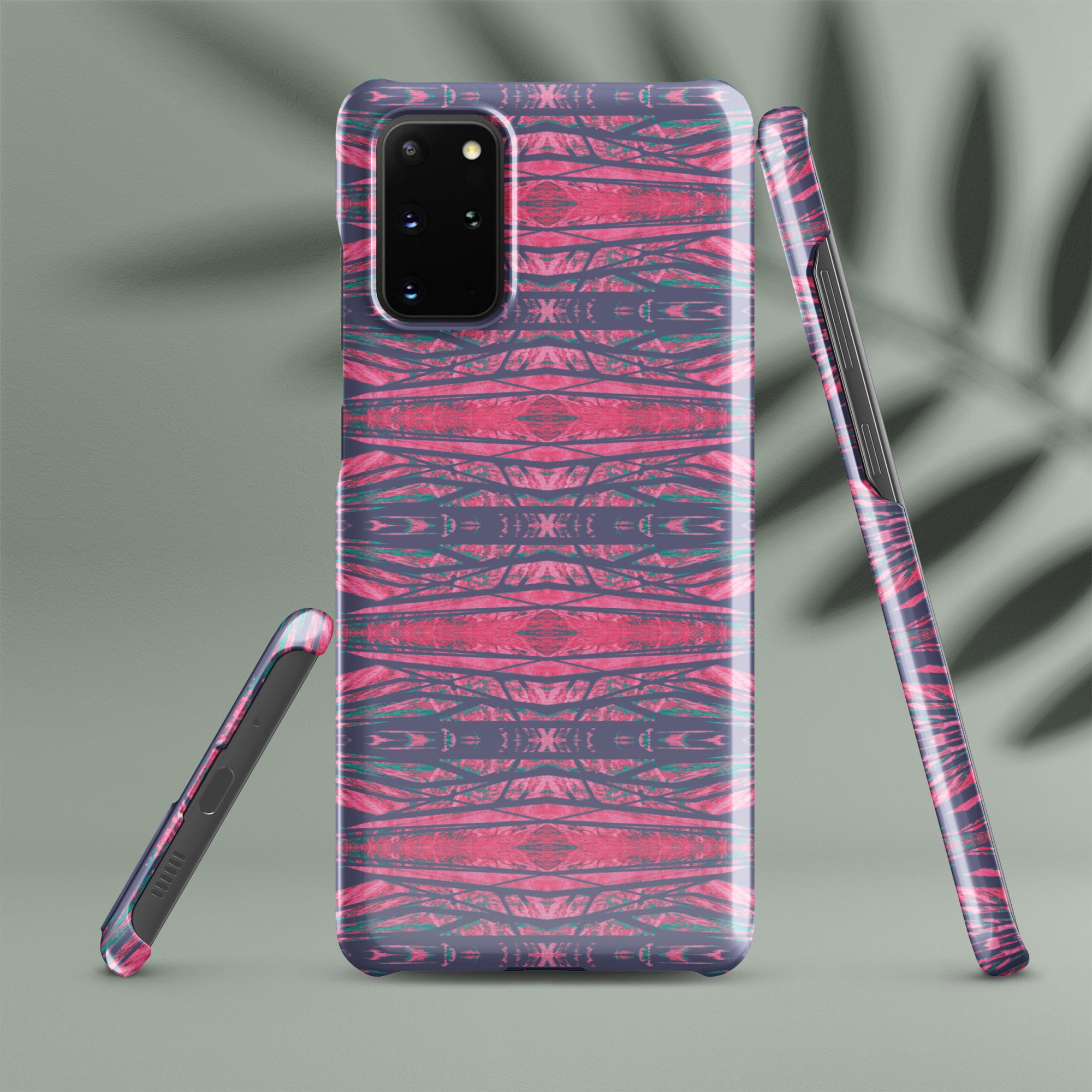 Shadows Gray On Pink Snap Case for Samsung® Triboca Arts Samsung Galaxy S20 Plus