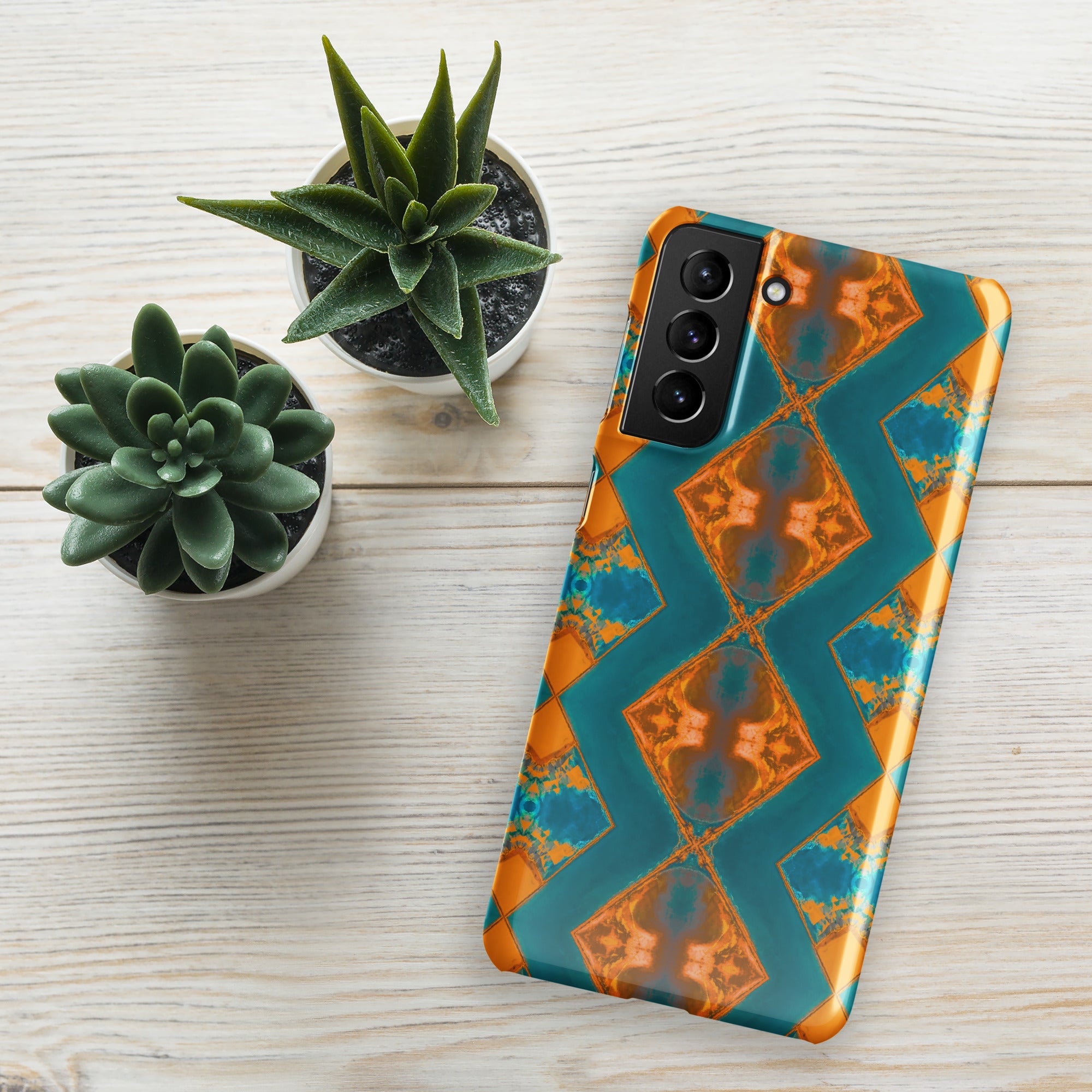 Bay Jetties Snap Case for Samsung® Triboca Arts Samsung Galaxy S21 Plus