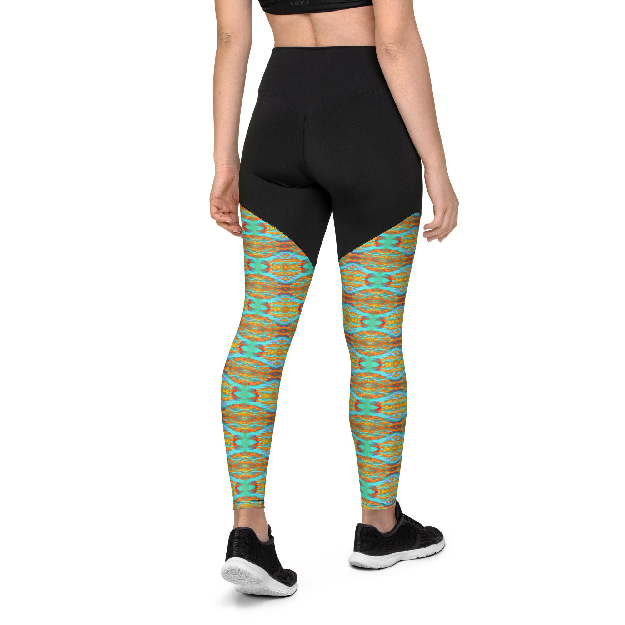 Gold Canyon Sports Leggings Triboca Arts