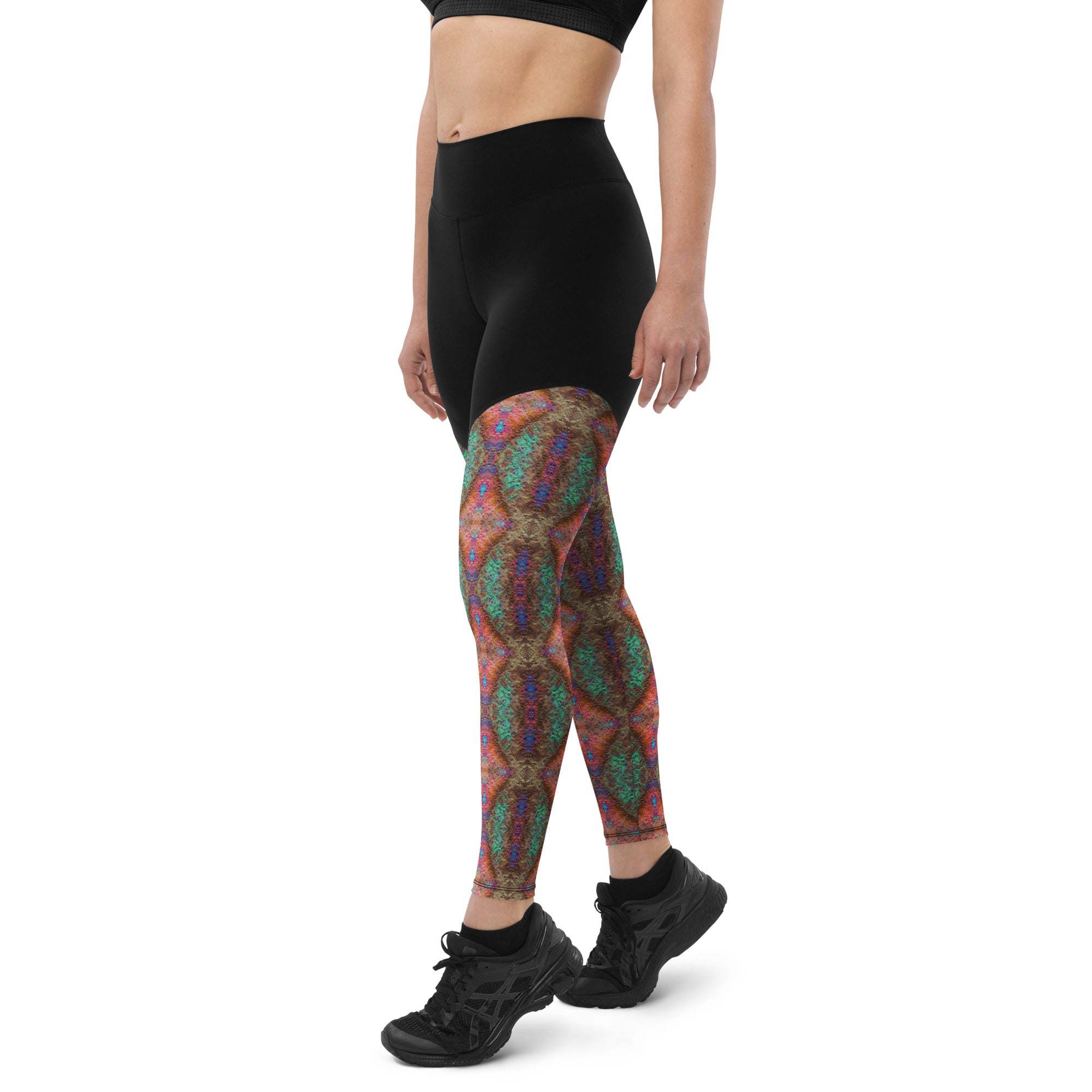 Prismatic Sports Leggings Triboca Arts