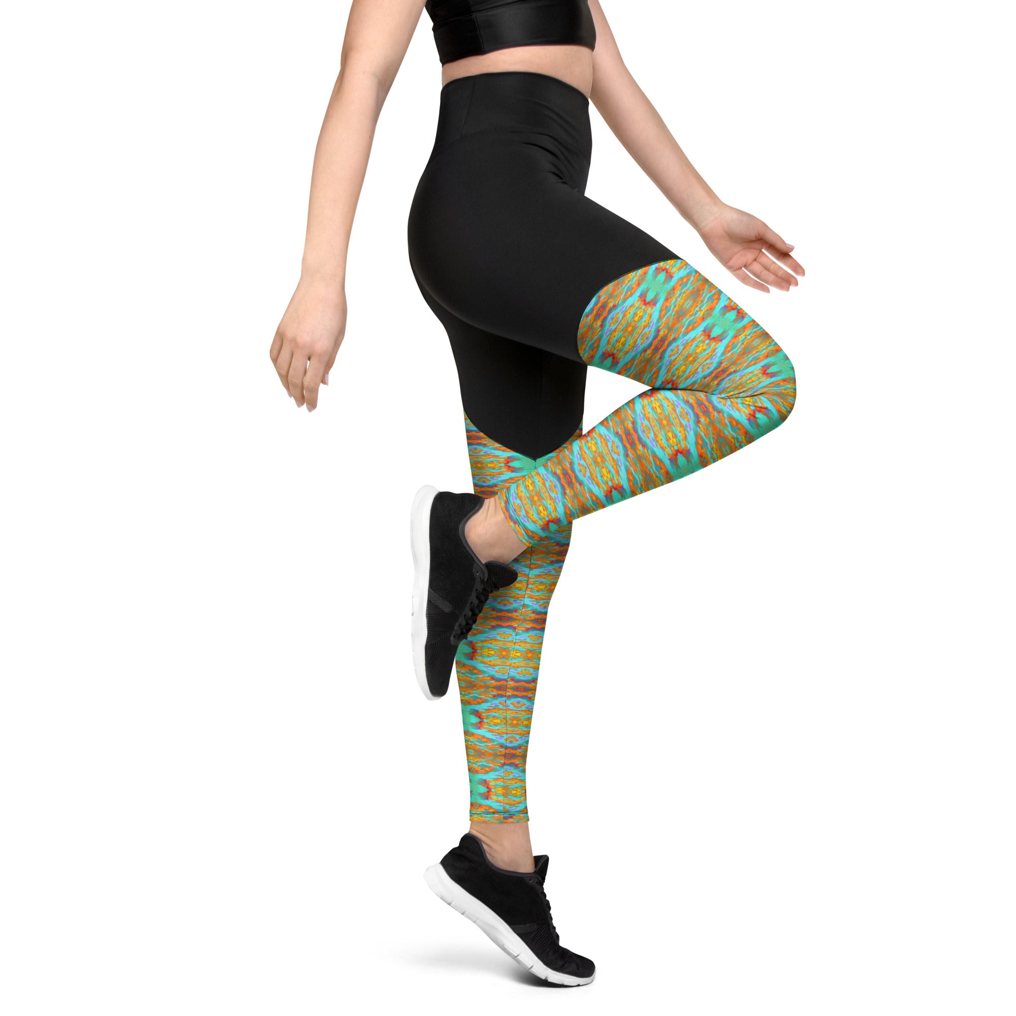 Gold Canyon Sports Leggings Triboca Arts