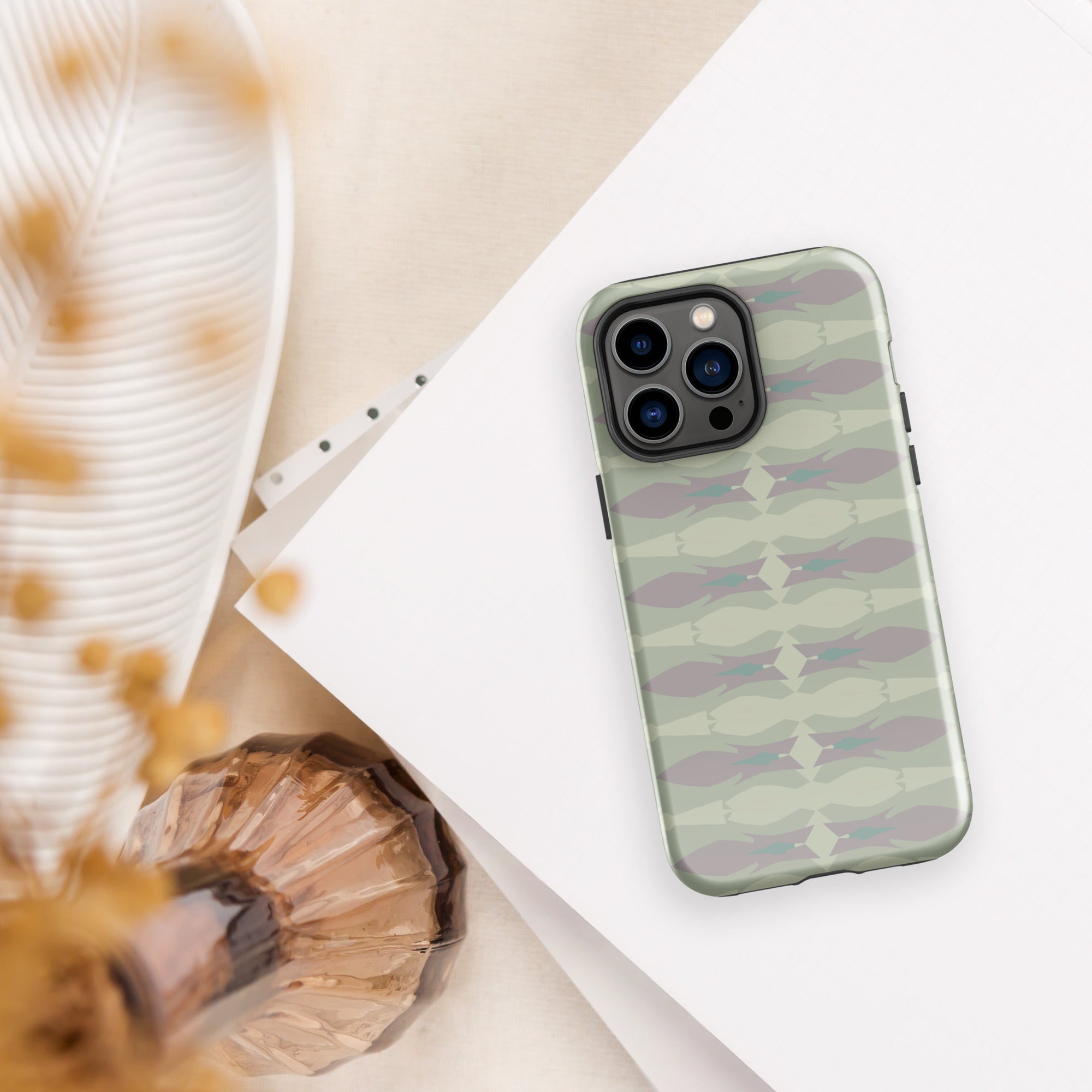 Gulf Shore Tough Case for iPhone® Triboca Arts iPhone 14 Pro Max