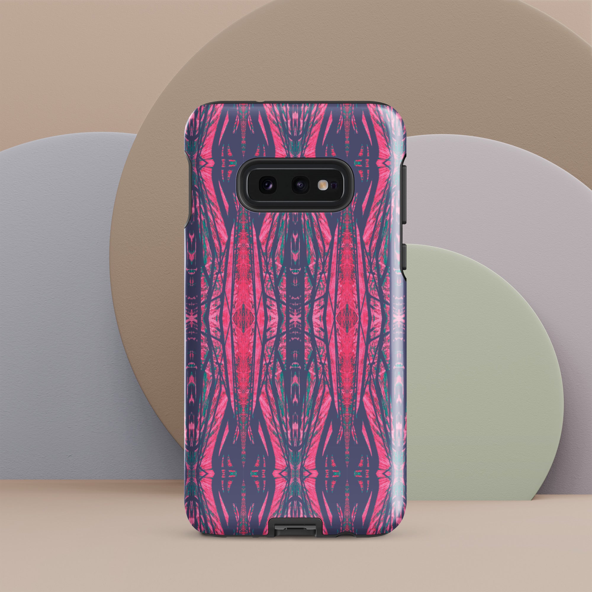Shadows Gray On Pink Tough Case for Samsung® Triboca Arts Samsung Galaxy S10e