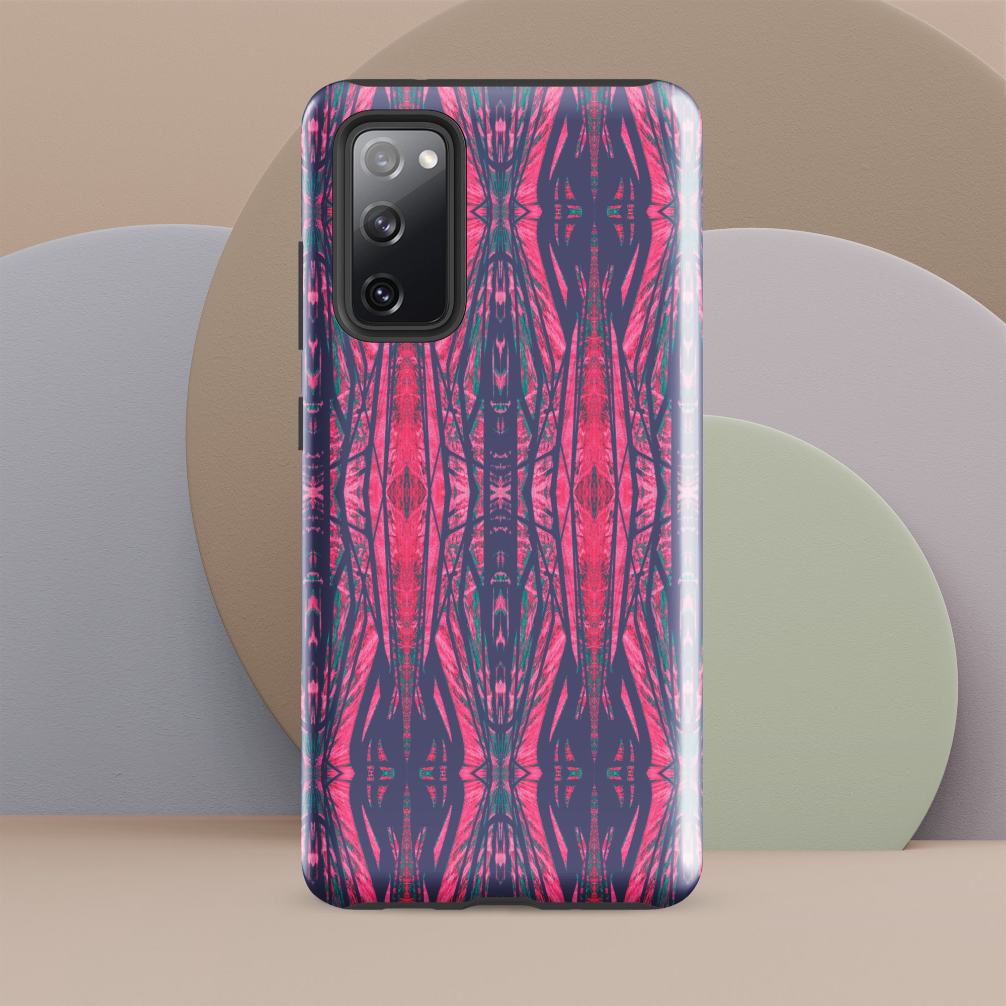 Shadows Gray On Pink Tough Case for Samsung® Triboca Arts Samsung Galaxy S20 FE