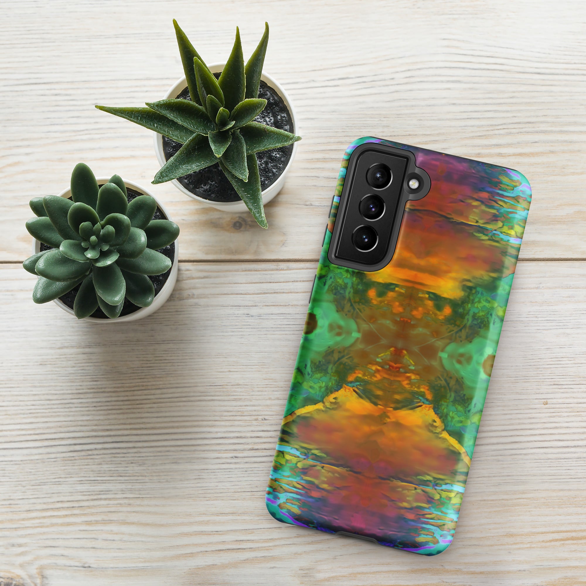 Gold Canyon Tough Case for Samsung® Triboca Arts Samsung Galaxy S21