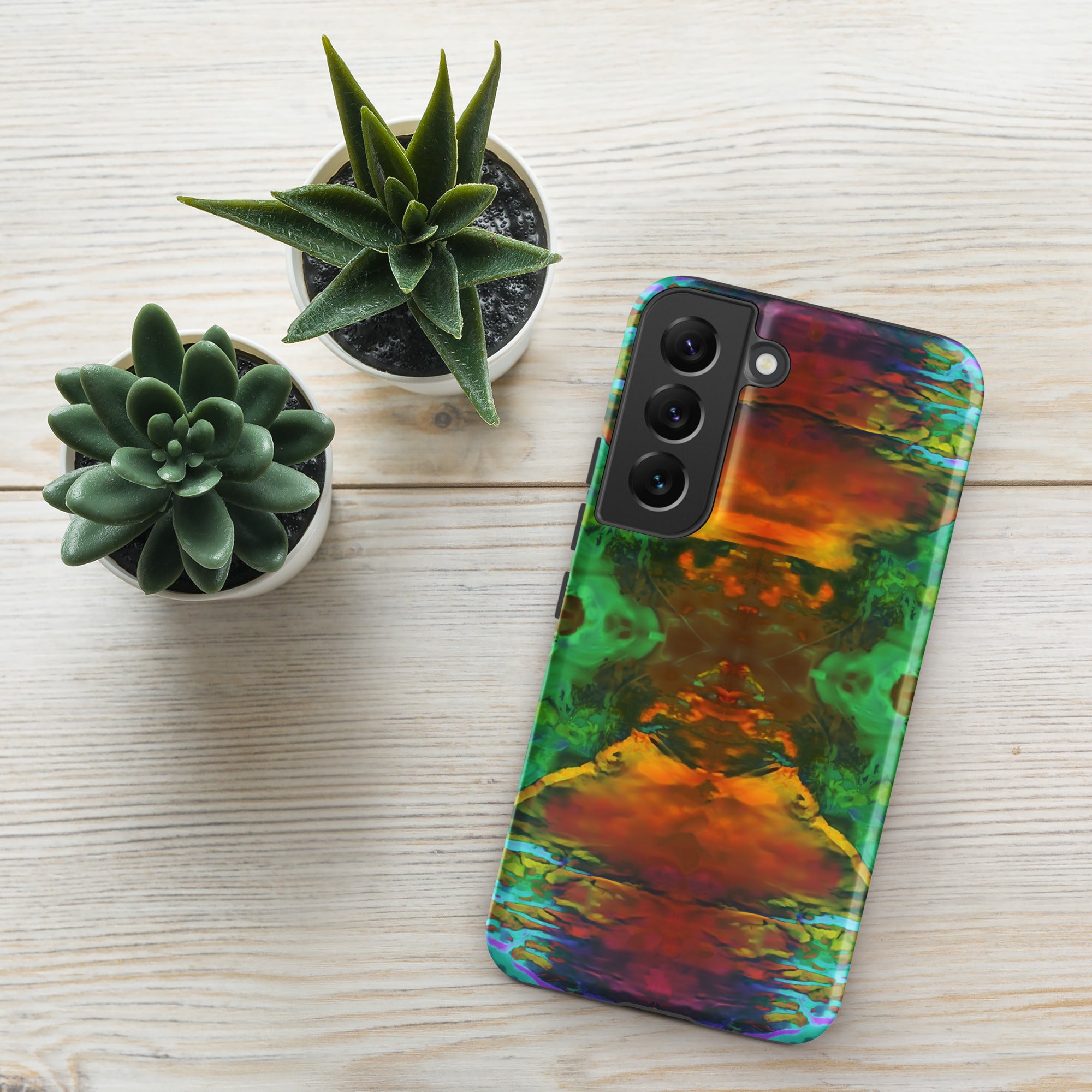 Gold Canyon Tough Case for Samsung® Triboca Arts Samsung Galaxy S22