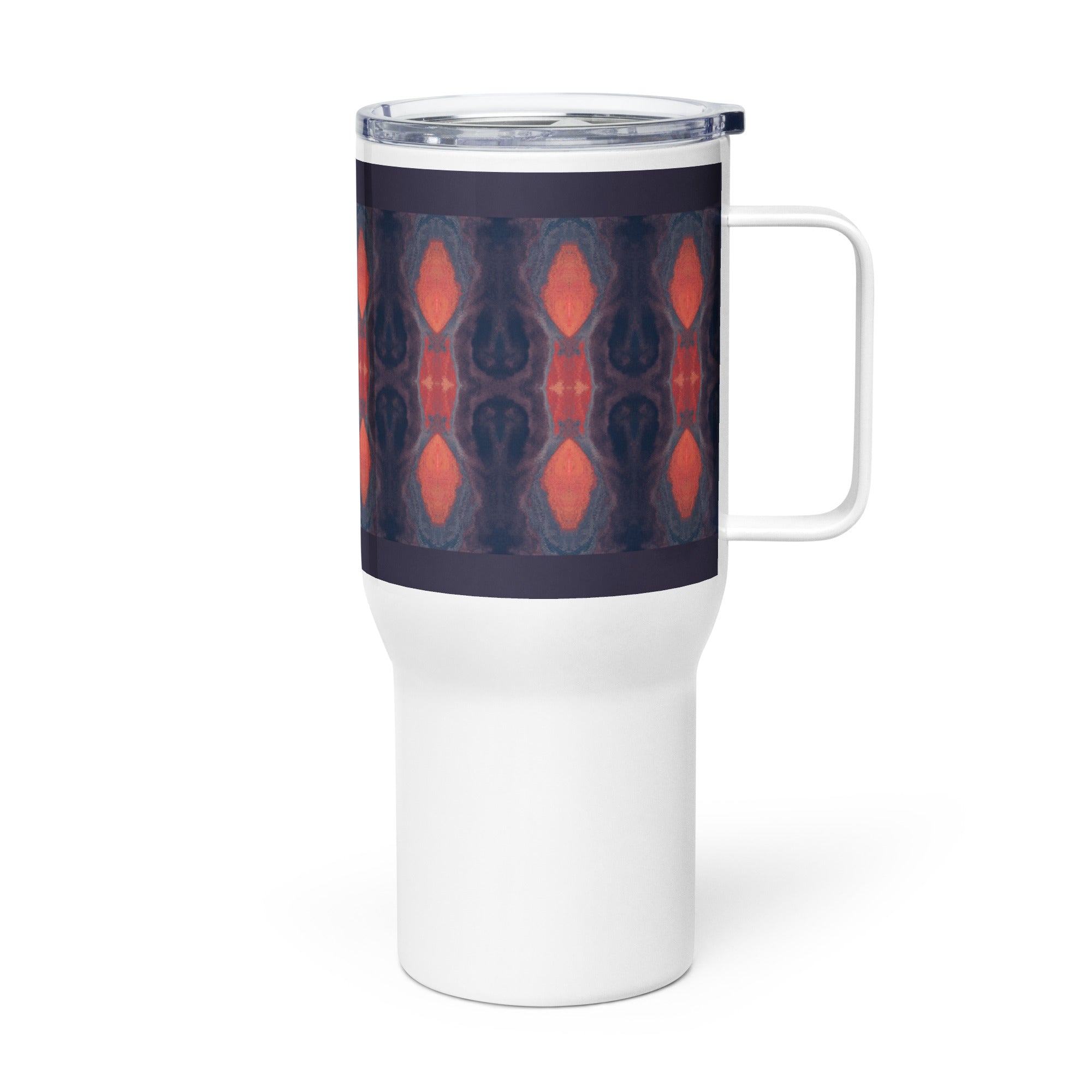 Gulf Shore Elevated Travel Mug With Handle Triboca Arts
