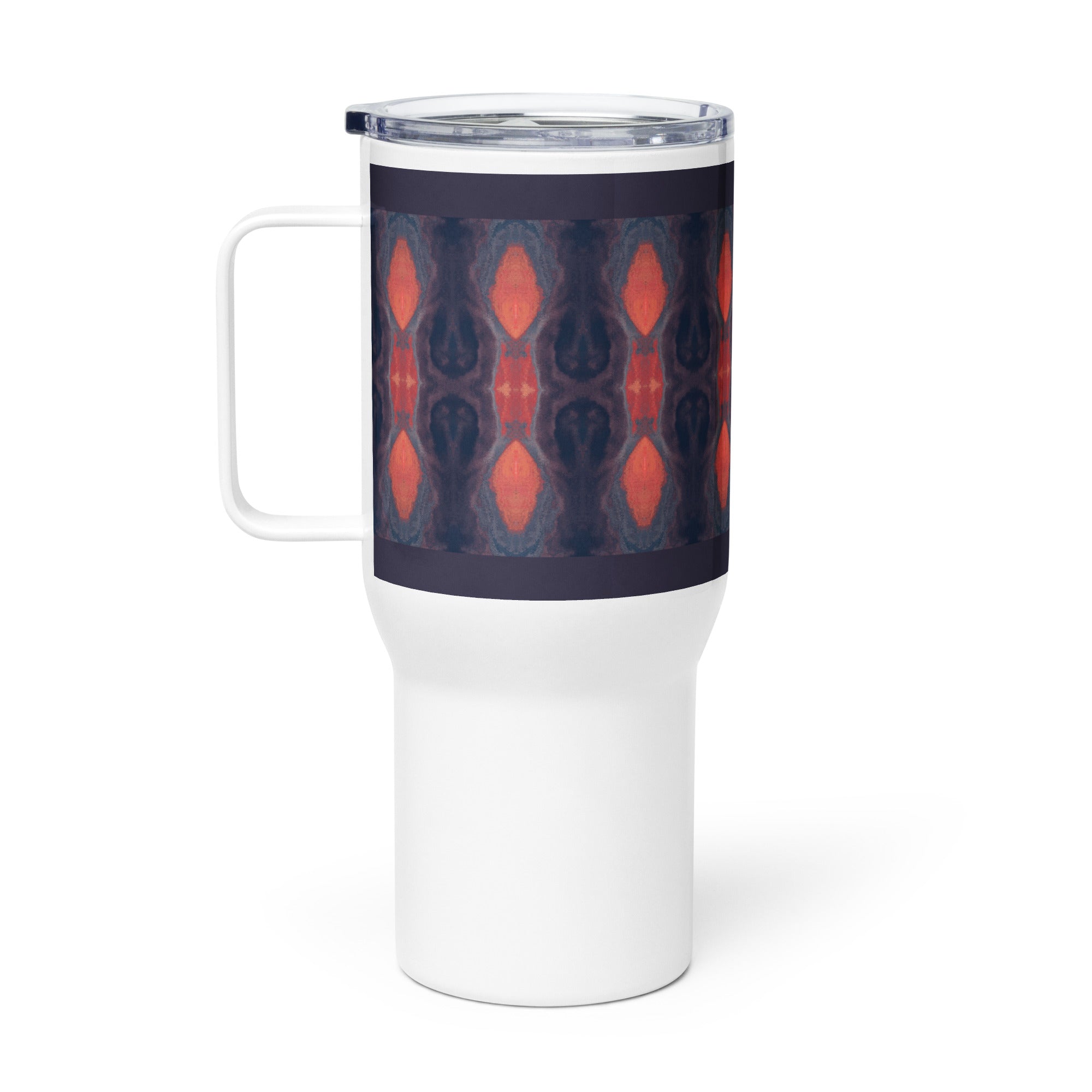 Gulf Shore Elevated Travel Mug With Handle Triboca Arts Default Title  