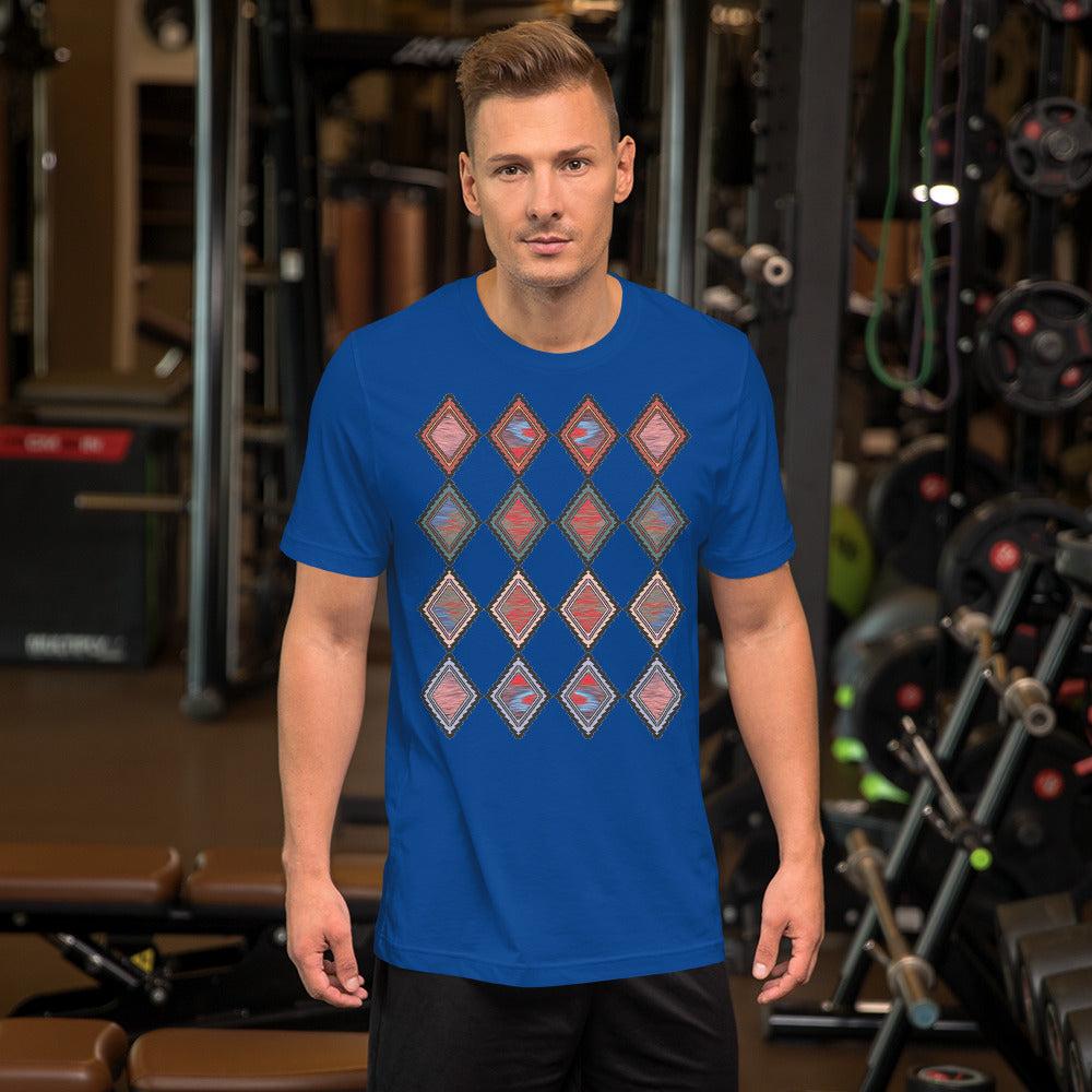 Homelands Men's Colored T-Shirt Triboca Arts True Royal S